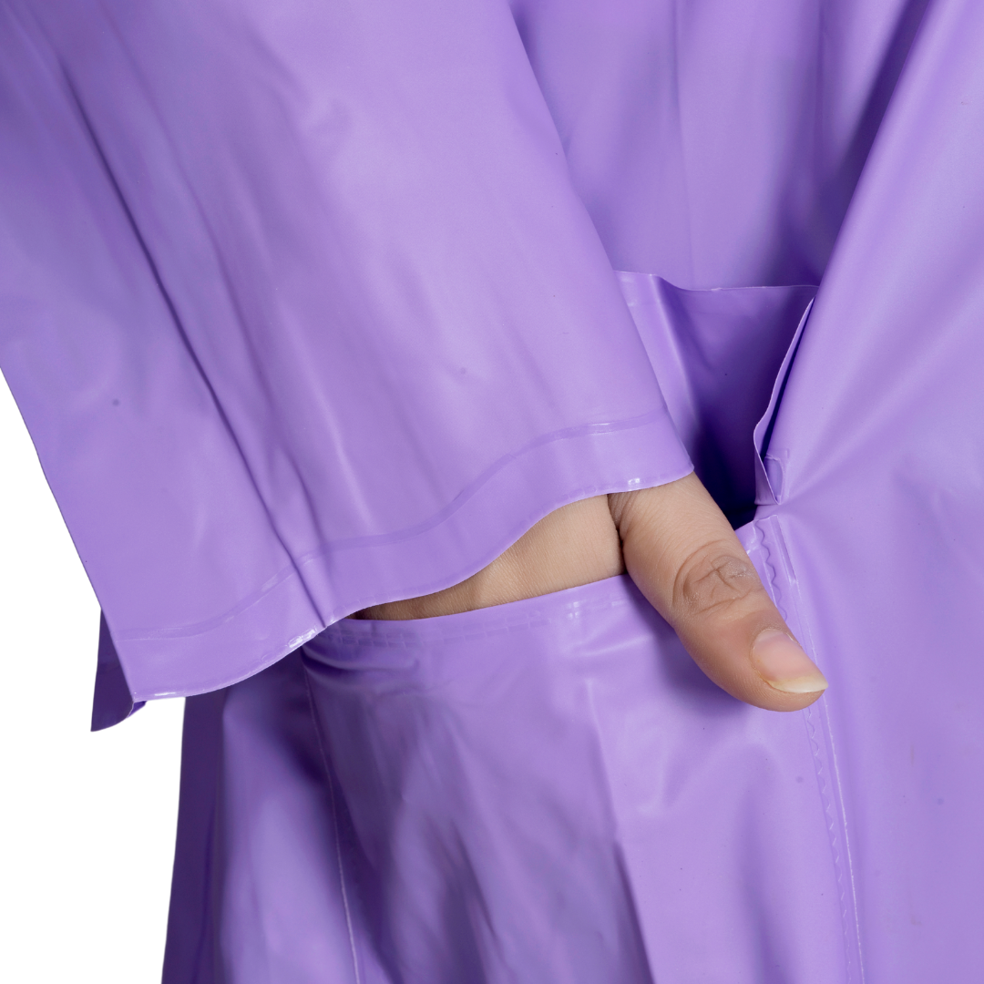 7W CRYSTAL Trans PVC Womens Raincoat - Image 44