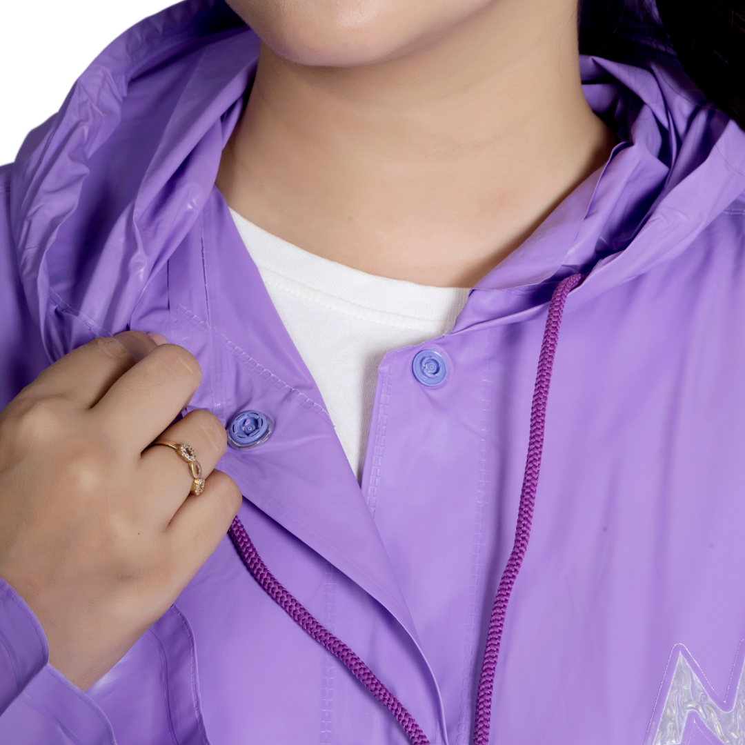 7W CRYSTAL Trans PVC Womens Raincoat - Image 43
