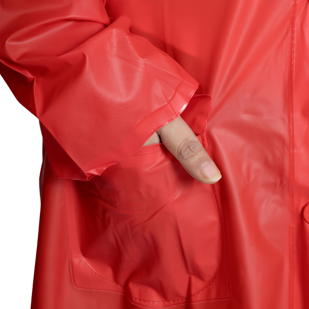 7W CRYSTAL Trans PVC Womens Raincoat - Image 38