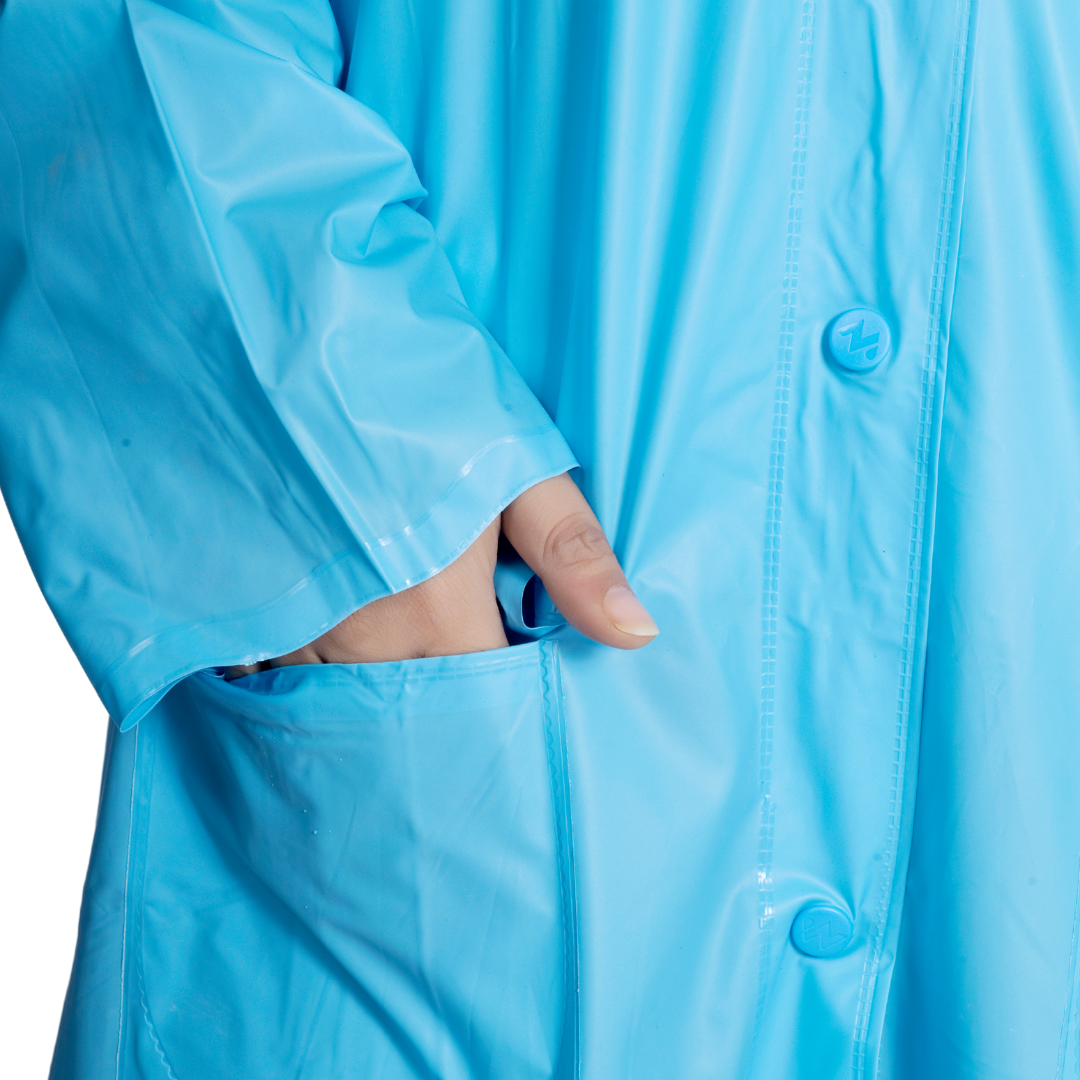 7W CRYSTAL Trans PVC Womens Raincoat - Image 24
