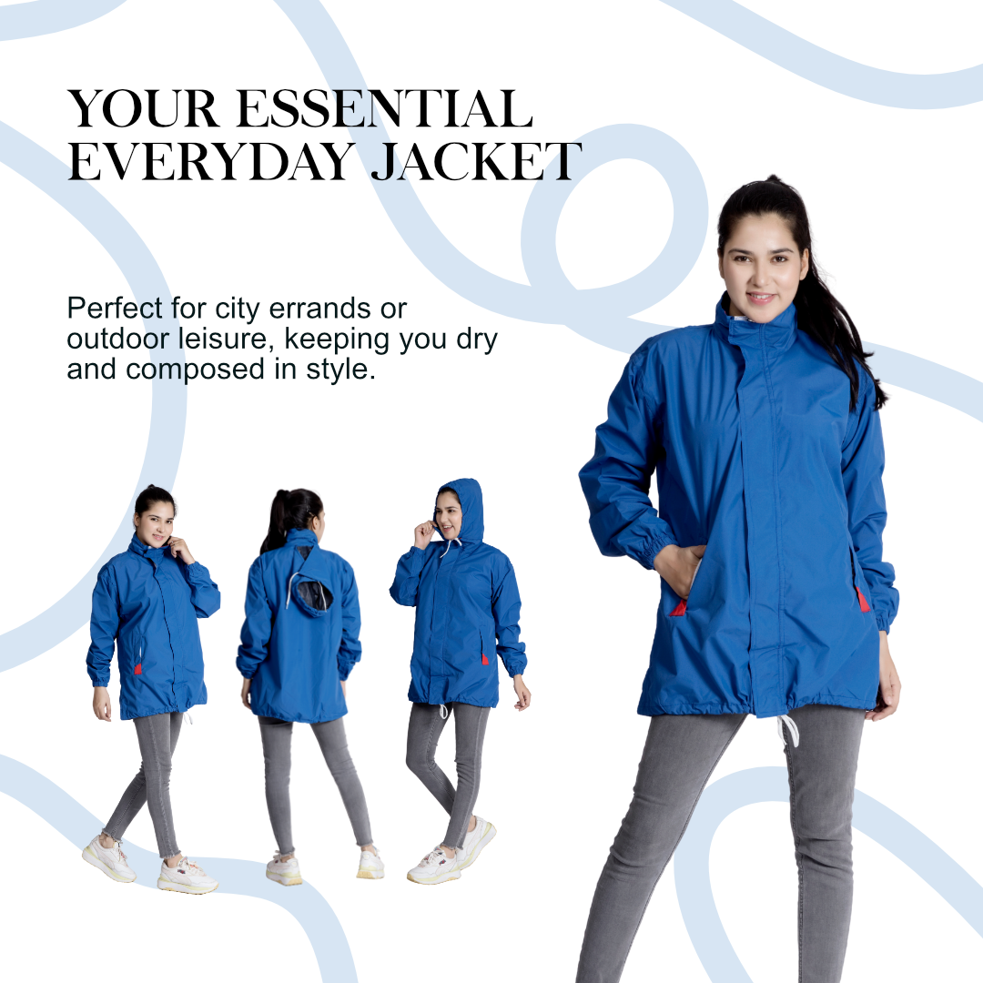 85W Designer Womens Windcheater With Net & Taping - Image 18