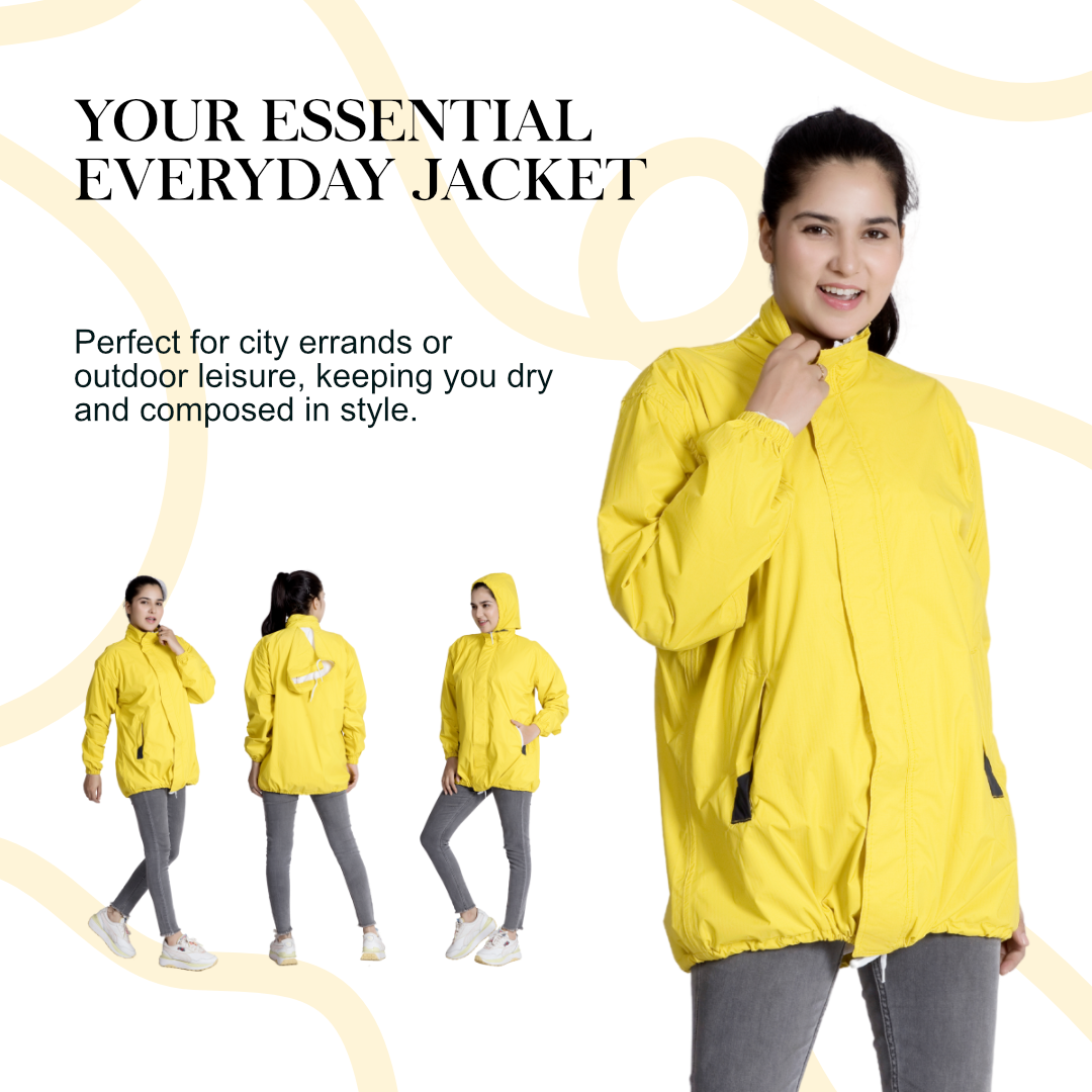85W Designer Womens Windcheater With Net & Taping - Image 2
