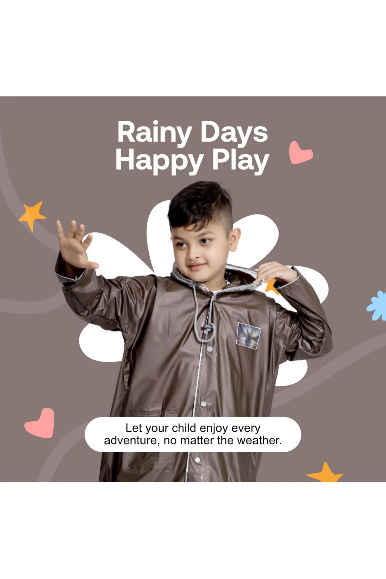 11K SOLITAIRE PVC ( Bag ) Kids Raincoat - Image 34