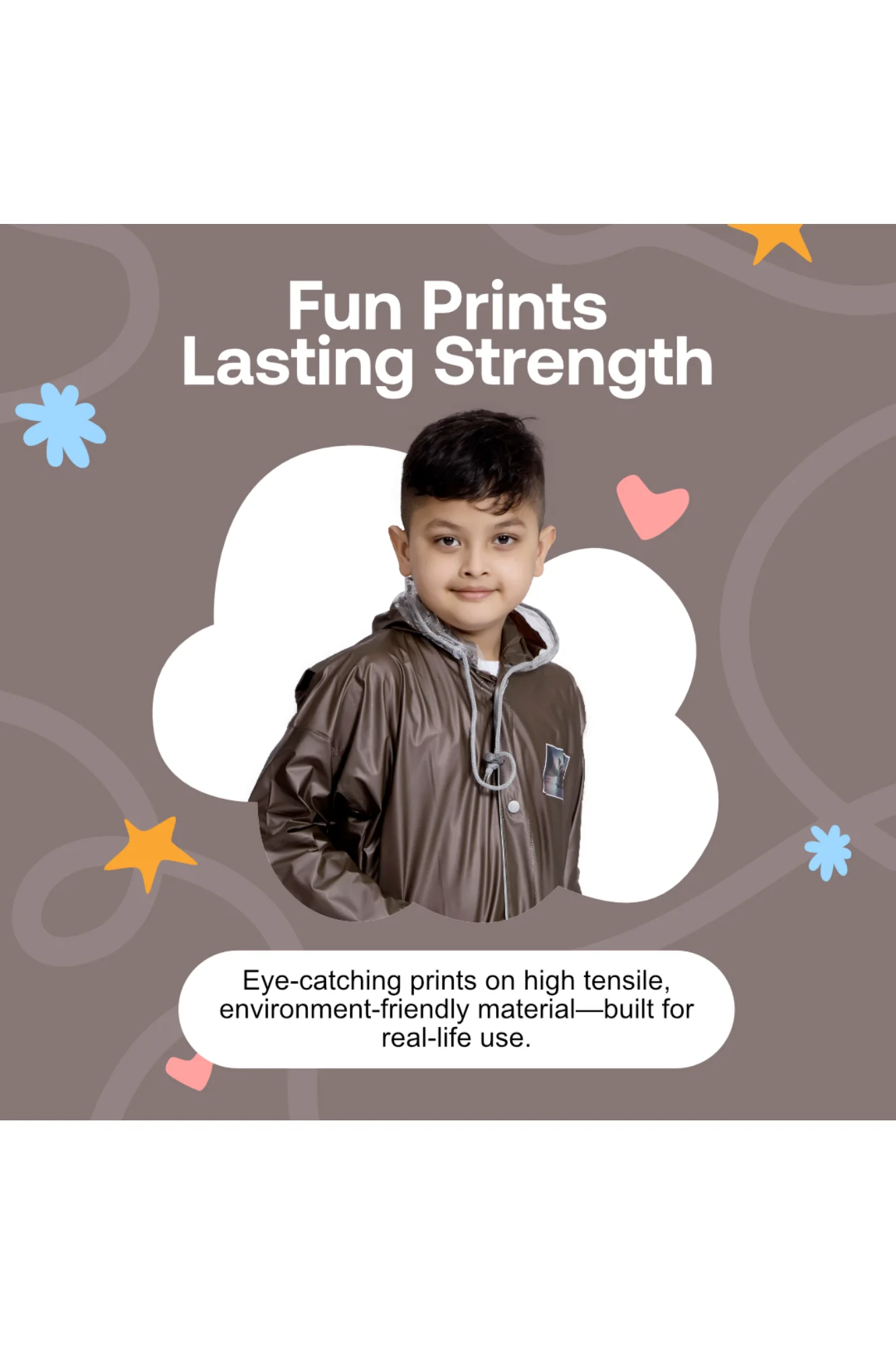 11K SOLITAIRE PVC ( Bag ) Kids Raincoat - Image 36