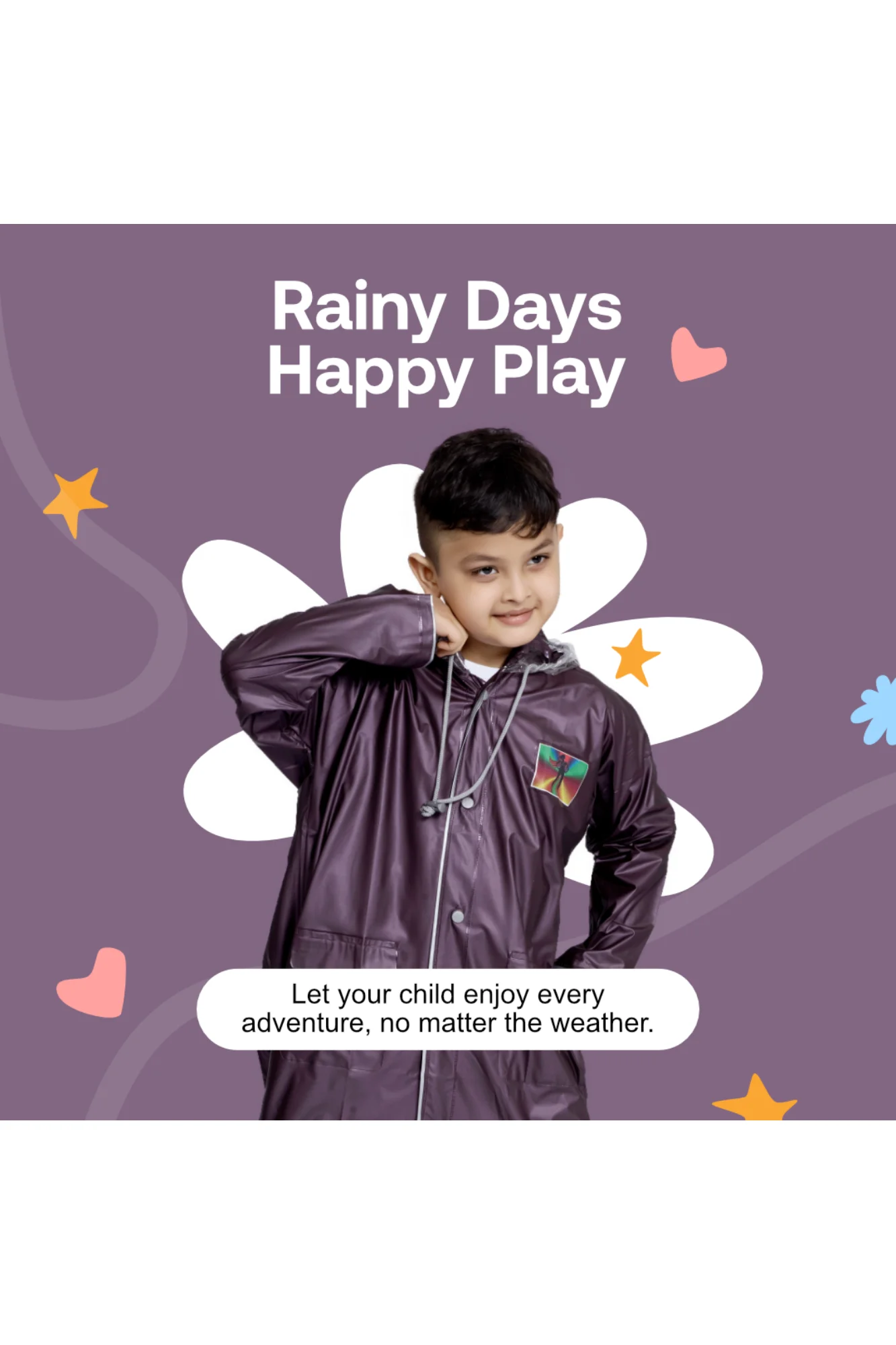 11K SOLITAIRE PVC ( Bag ) Kids Raincoat - Image 42