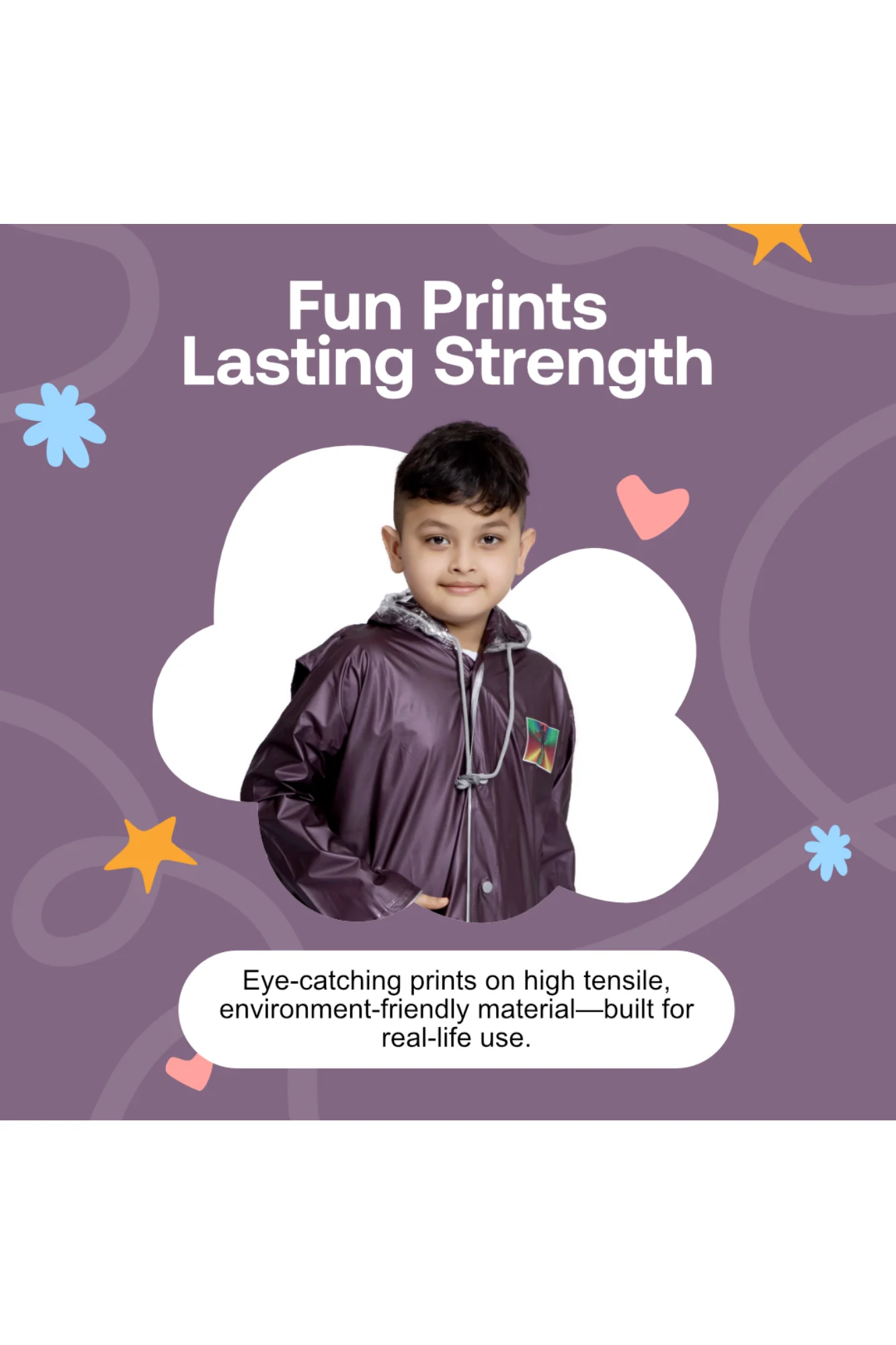 11K SOLITAIRE PVC ( Bag ) Kids Raincoat - Image 44