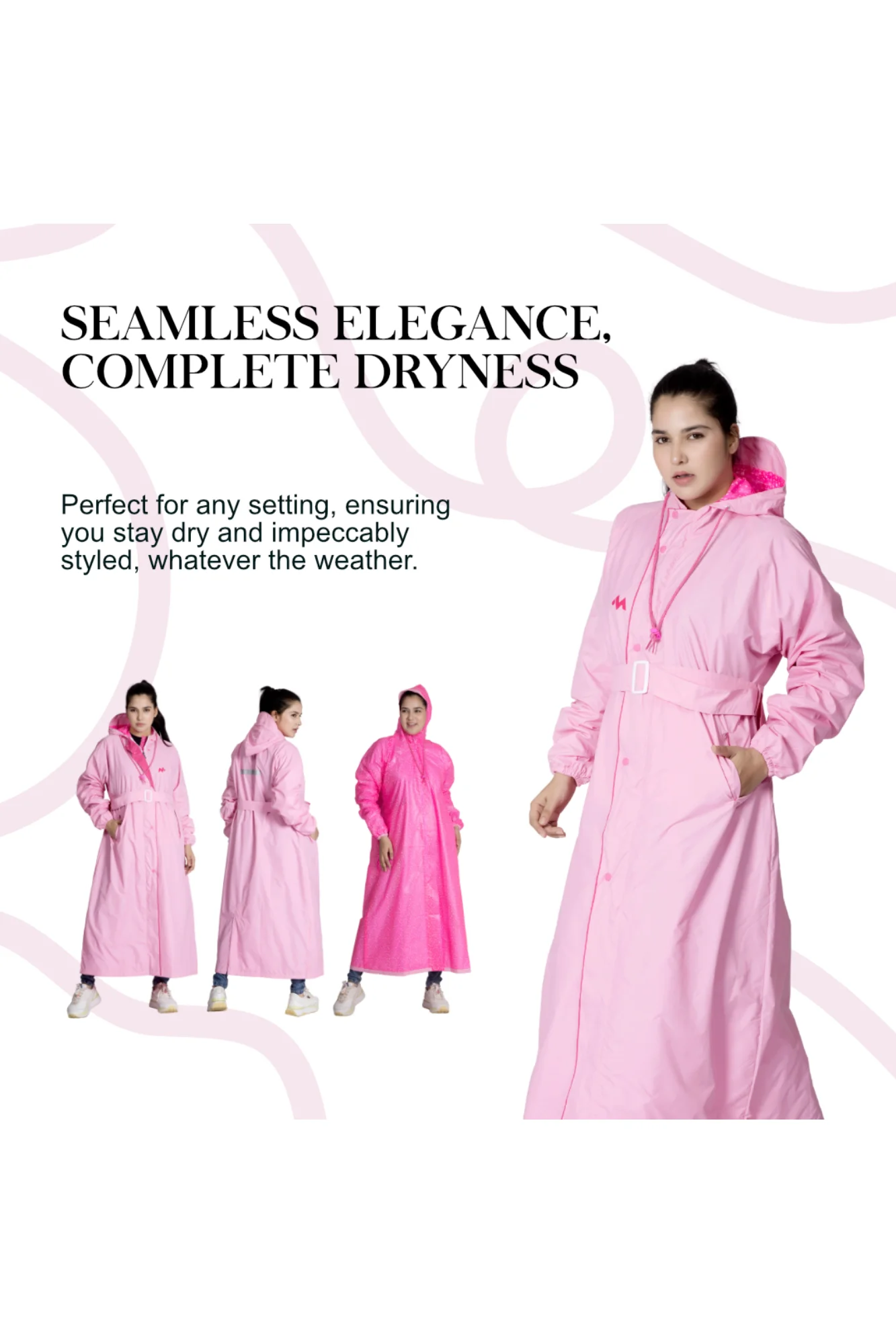 47W VICTORIA Reversible Womens Raincoat - Image 41