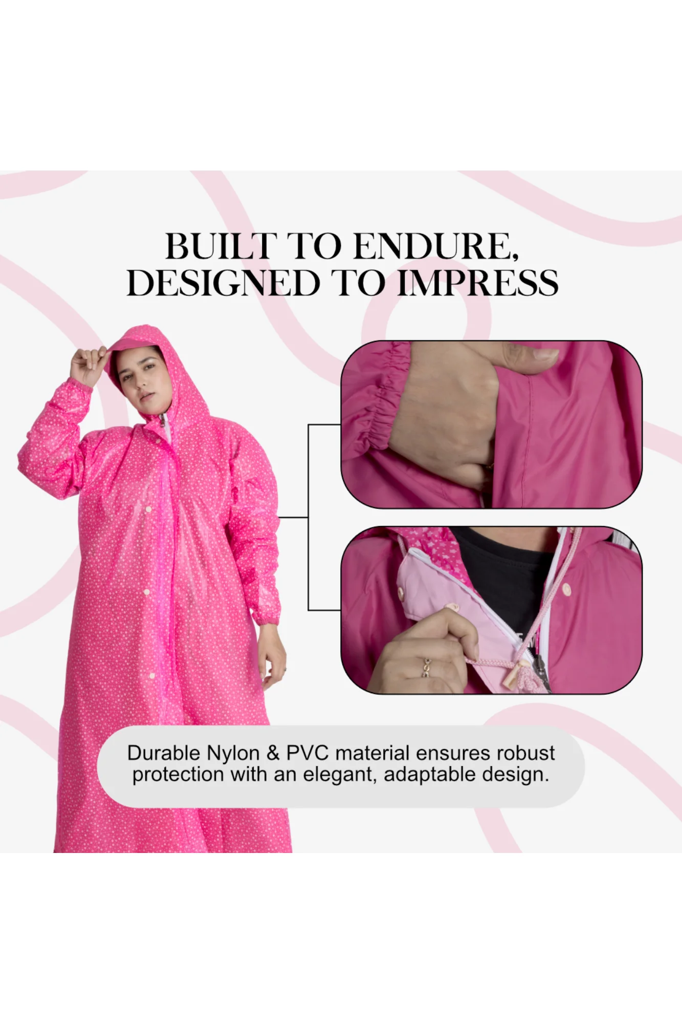 47W VICTORIA Reversible Womens Raincoat - Image 44
