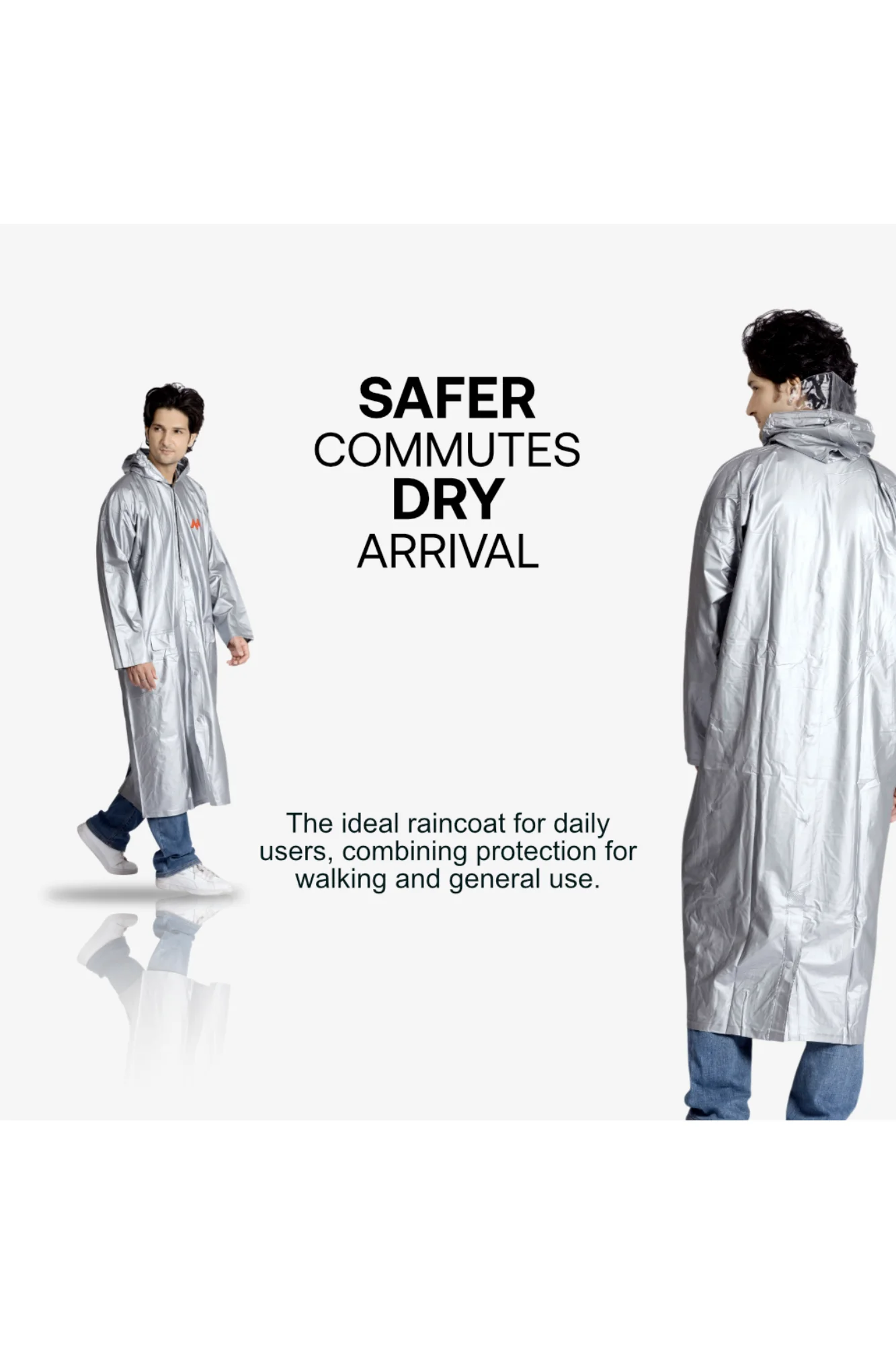 4M SUPREME Plain PVC Mens Raincoat - Image 23