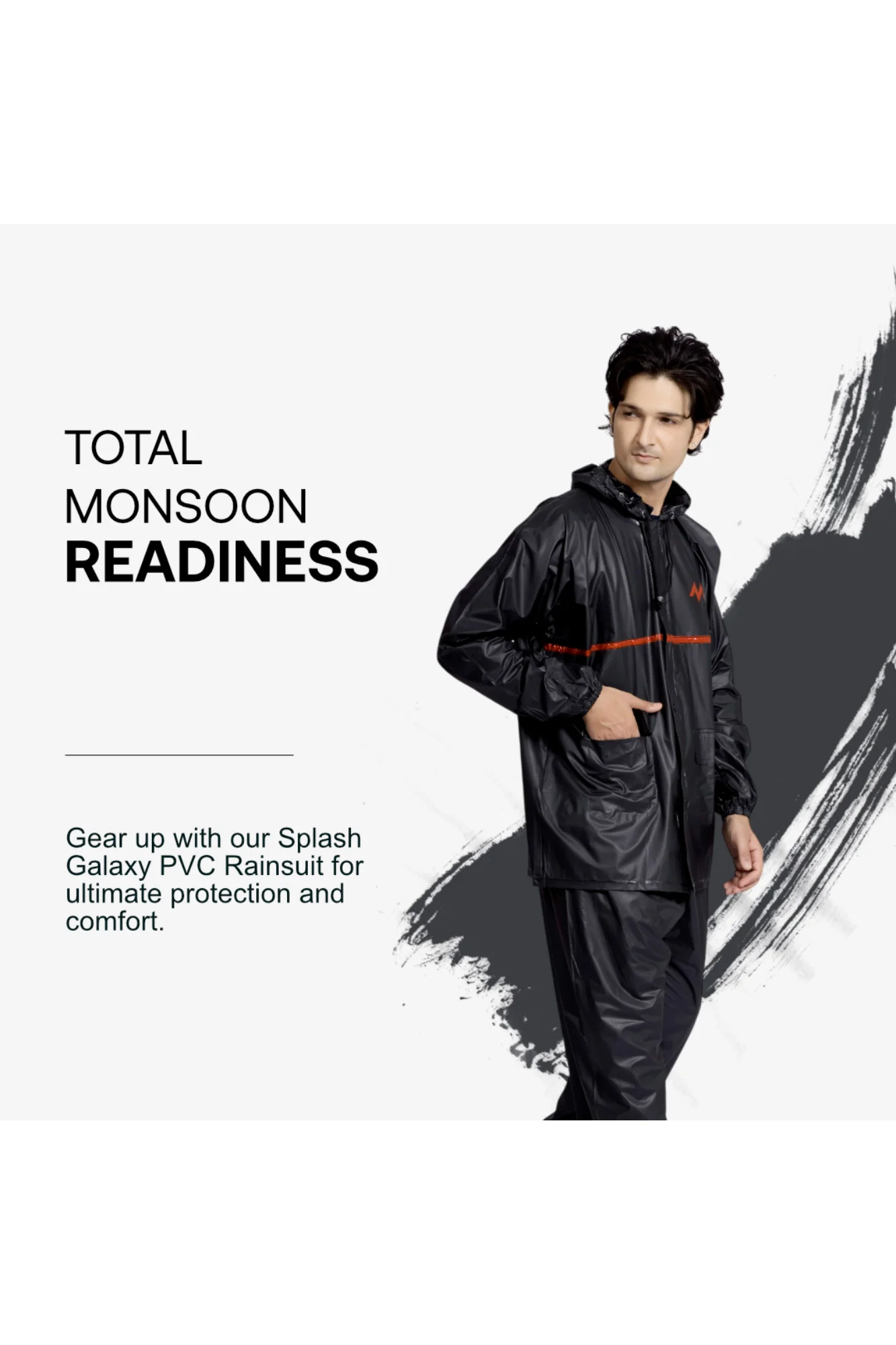 53M Splash Galaxy PVC Mens Rainsuit