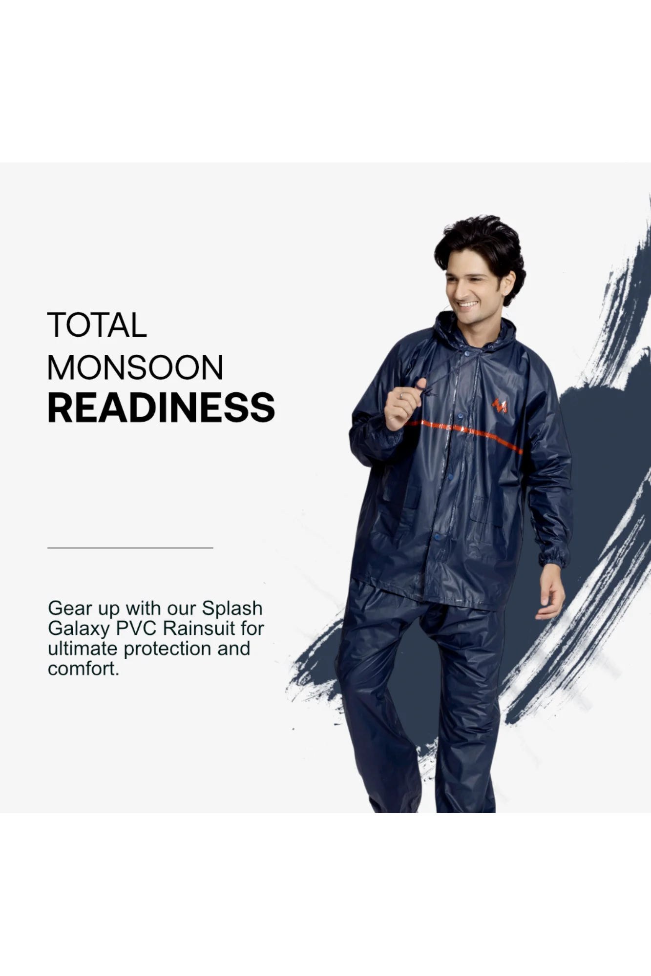 53M Splash Galaxy PVC Mens Rainsuit - Image 5