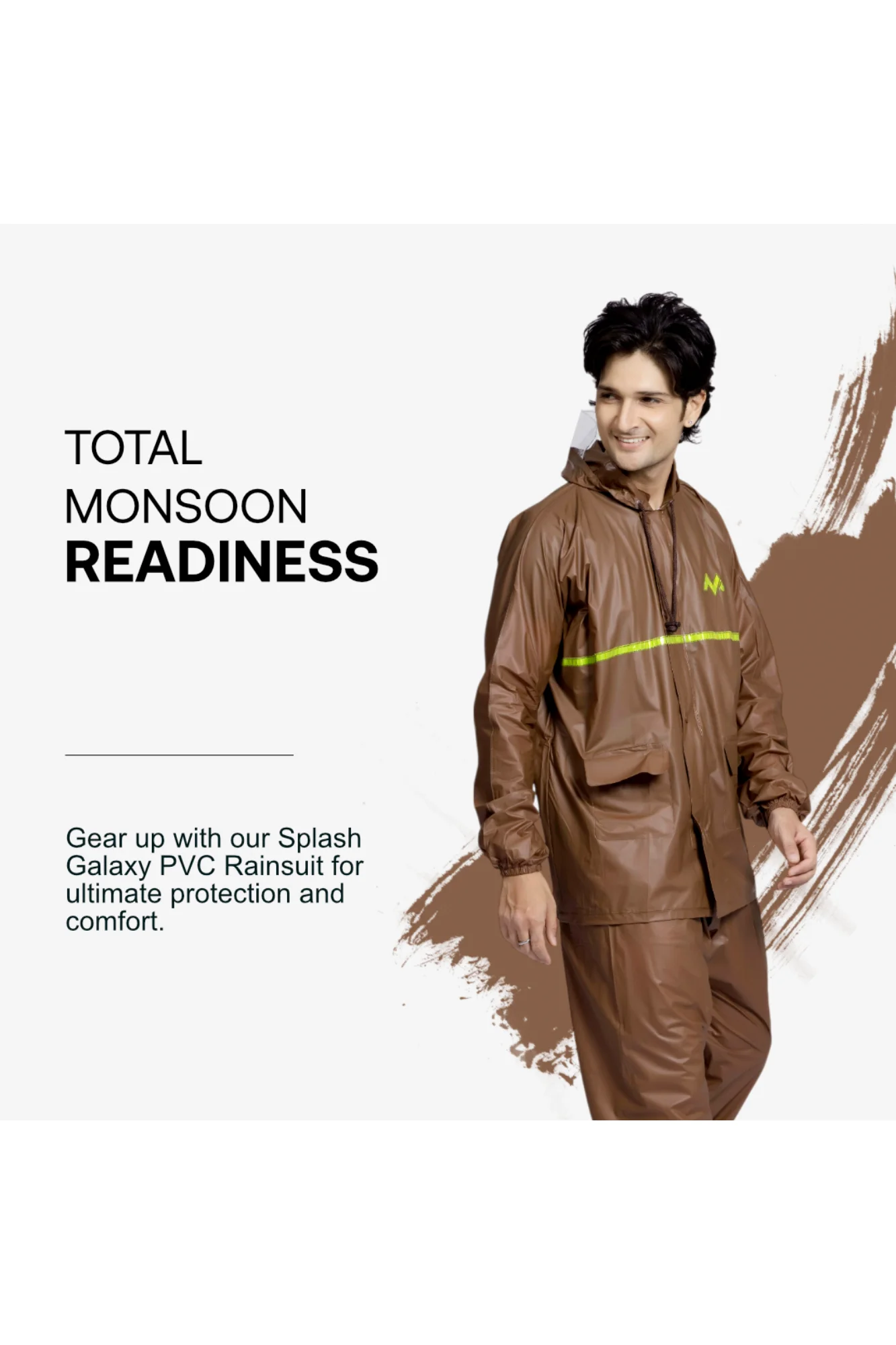 53M Splash Galaxy PVC Mens Rainsuit - Image 9