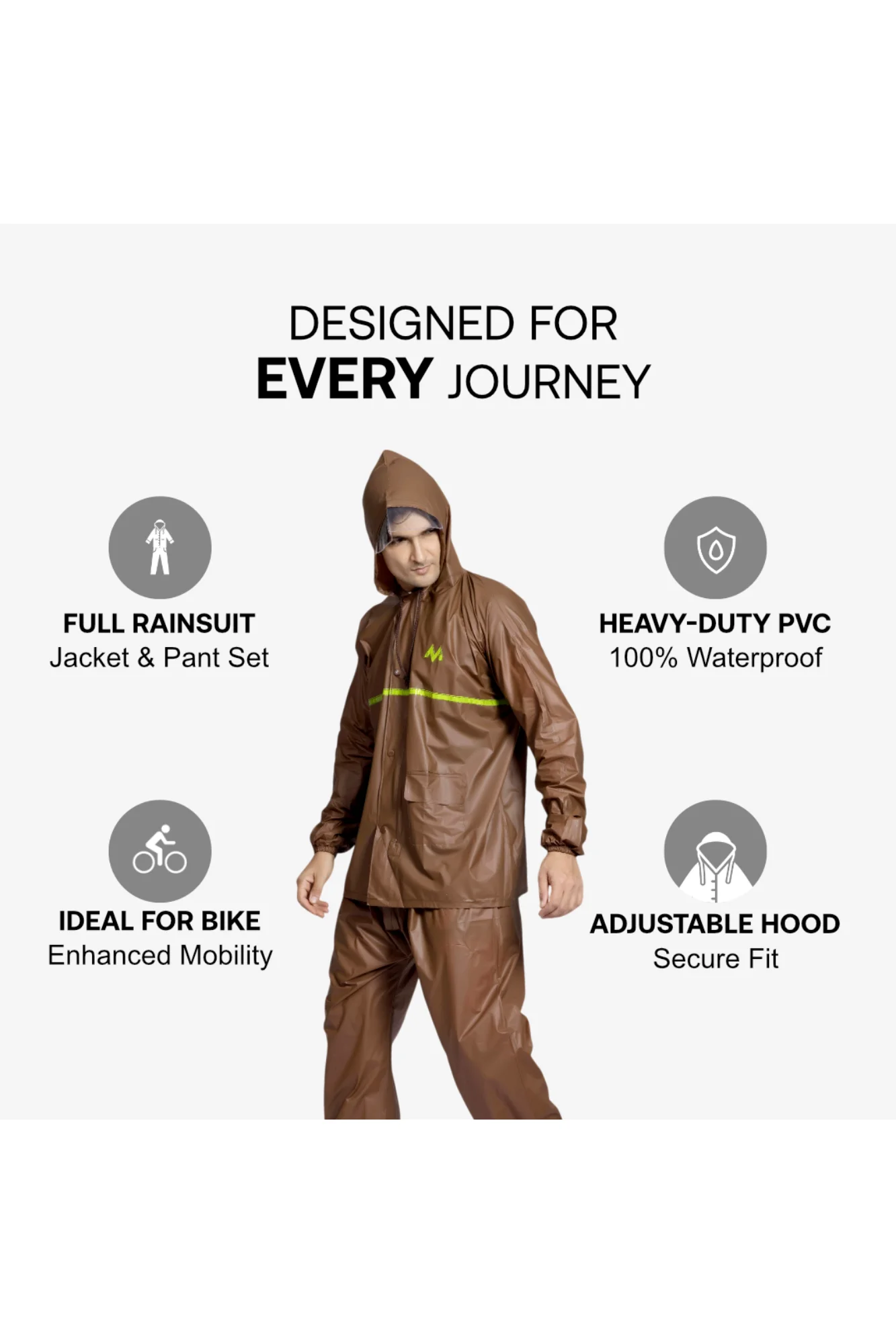 53M Splash Galaxy PVC Mens Rainsuit - Image 10