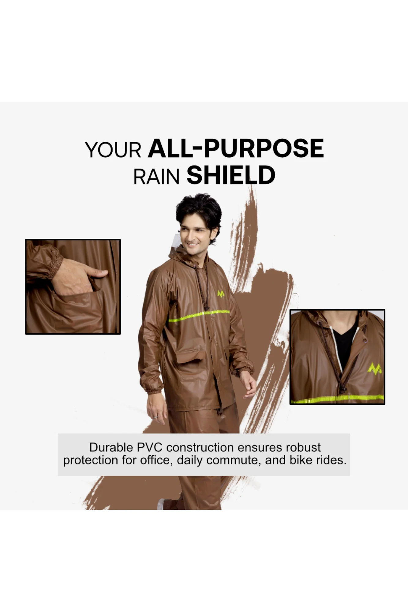53M Splash Galaxy PVC Mens Rainsuit - Image 11
