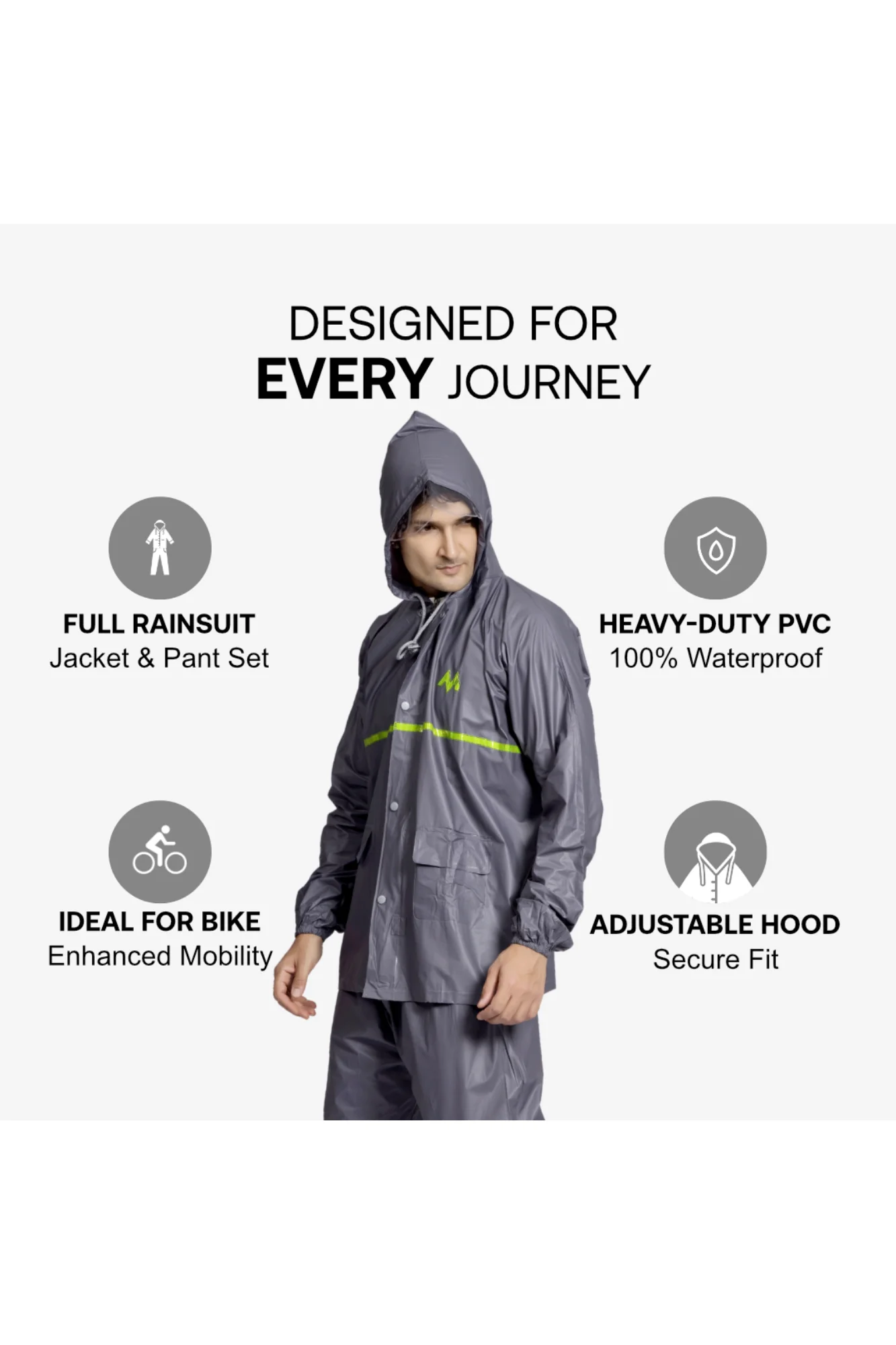 53M Splash Galaxy PVC Mens Rainsuit - Image 14