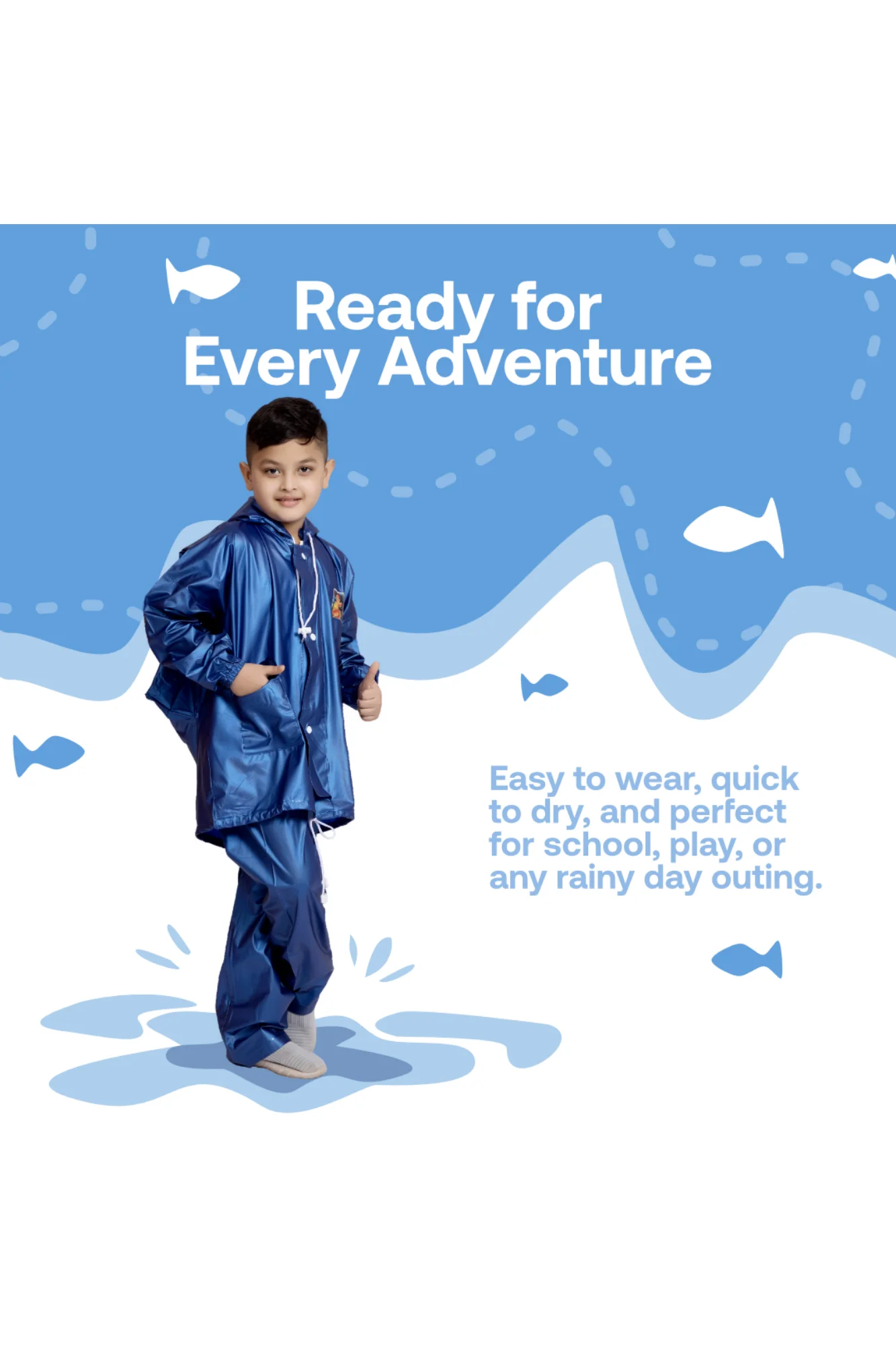 57K SUPREME PVC ( Bag ) Kids Rainsuit - Image 37
