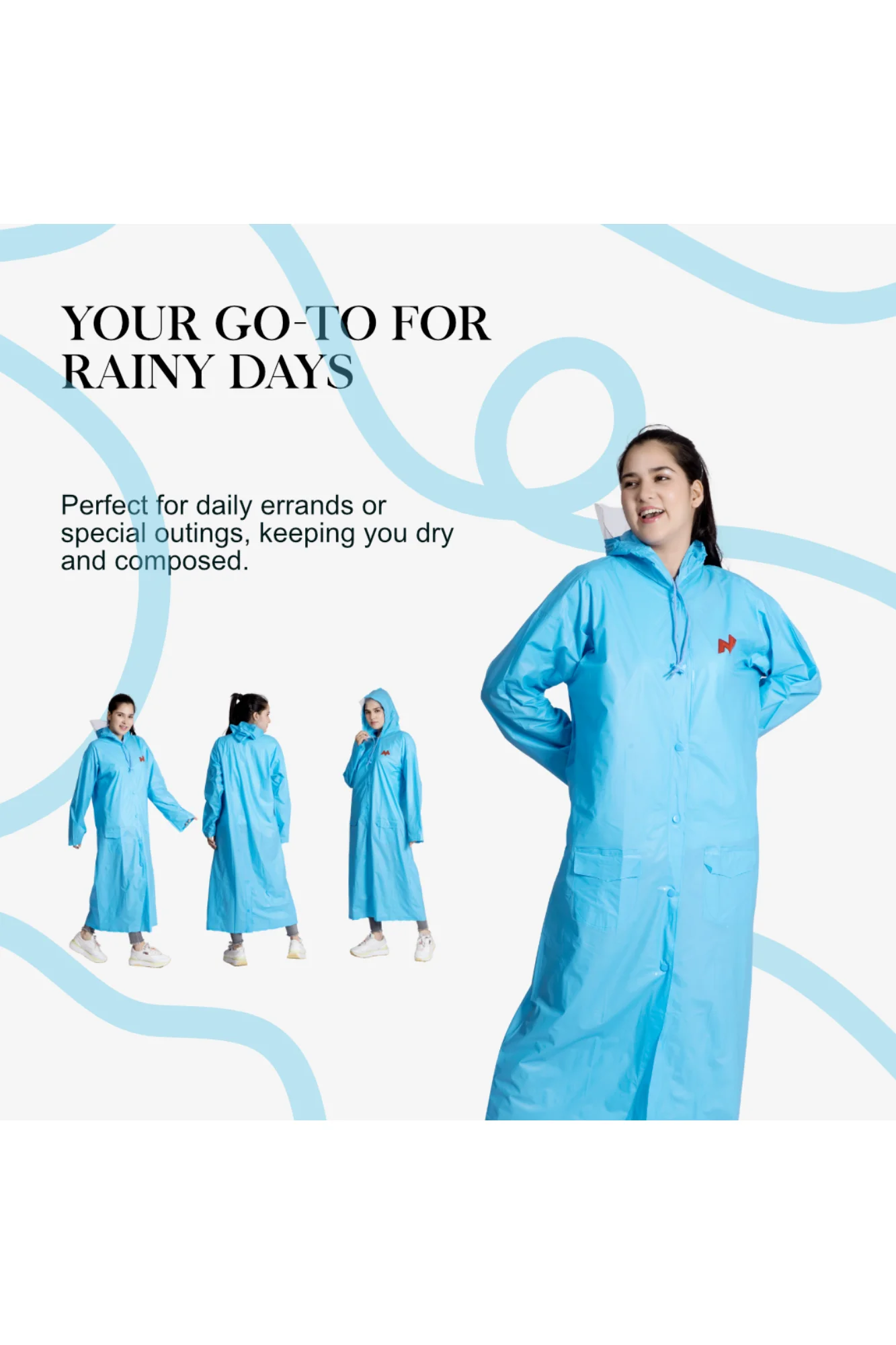 7W CRYSTAL Trans PVC Womens Raincoat - Image 32