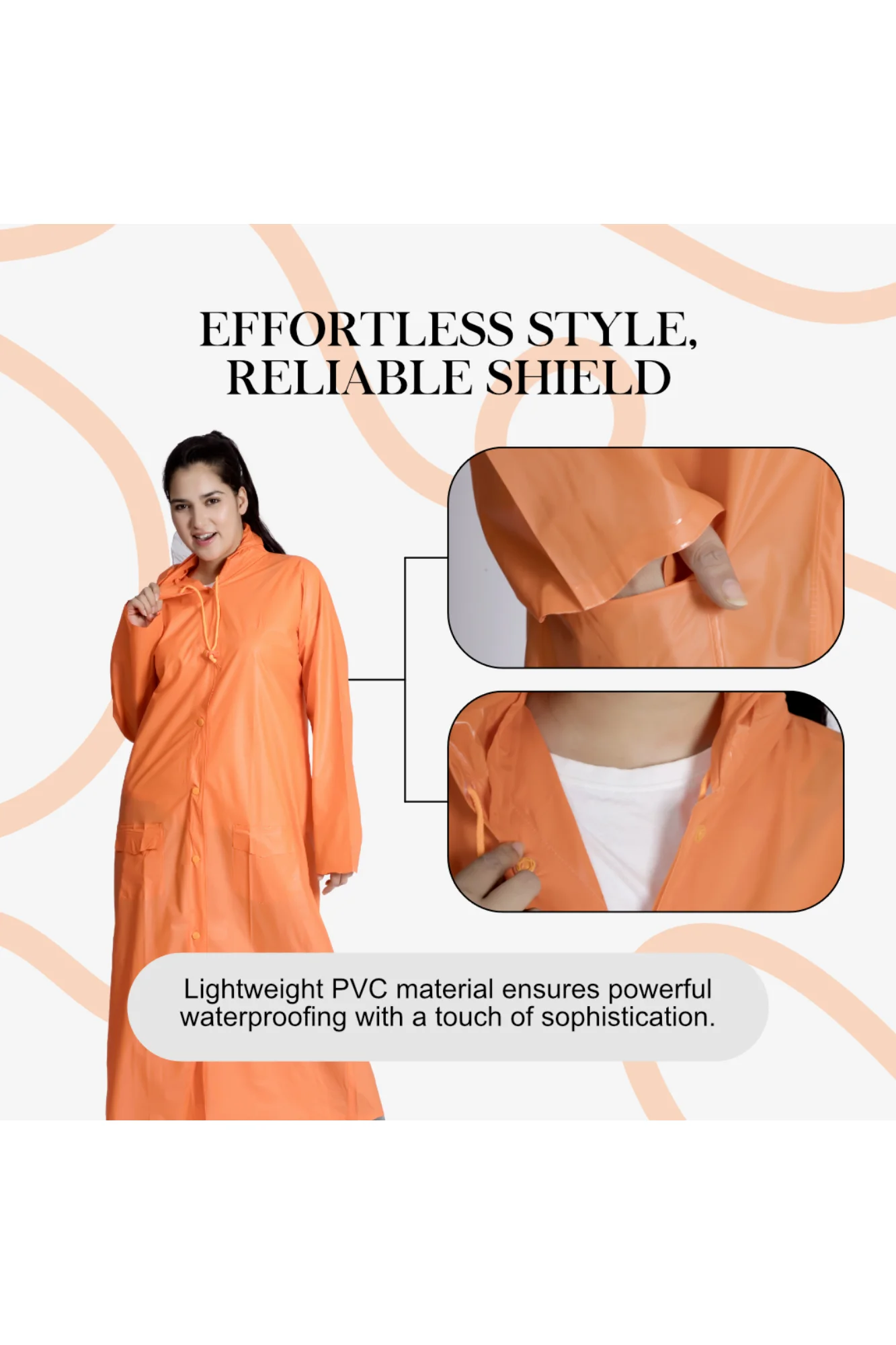 7W CRYSTAL Trans PVC Womens Raincoat - Image 35
