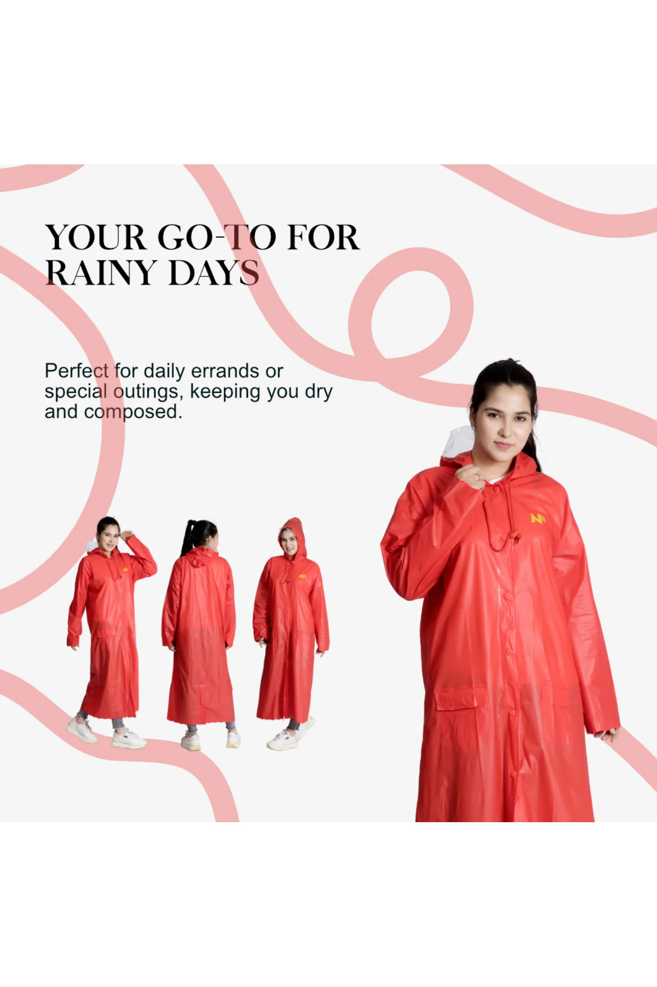 7W CRYSTAL Trans PVC Womens Raincoat - Image 40