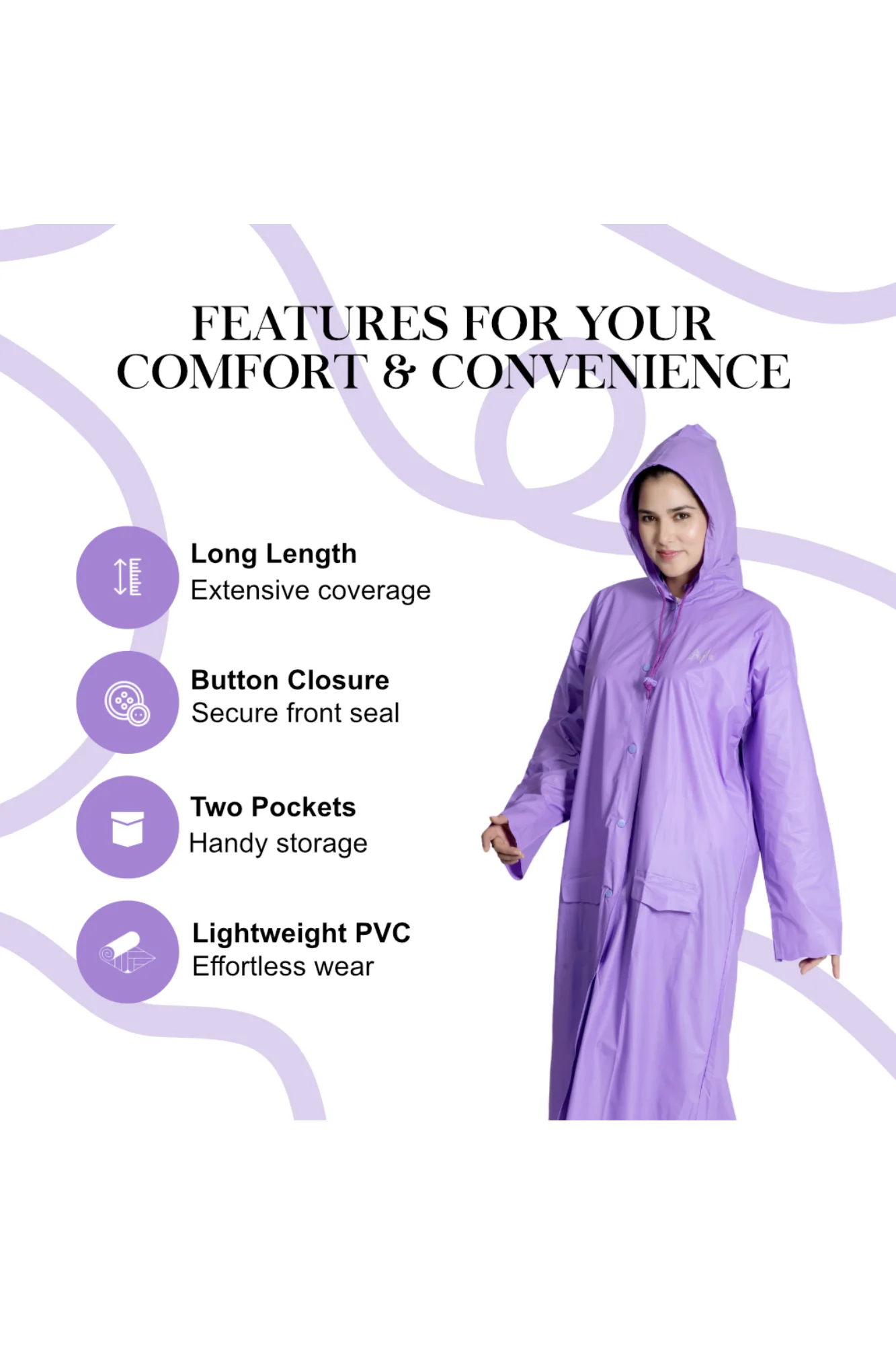 7W CRYSTAL Trans PVC Womens Raincoat - Image 42