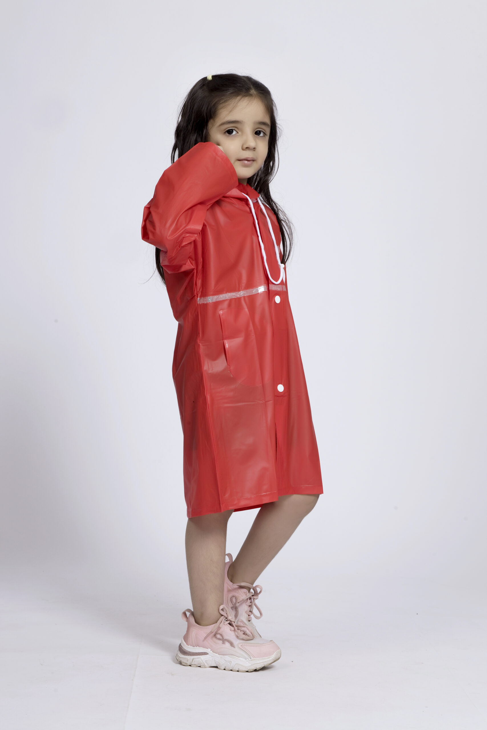 7K Crystal Trans PVC (Pleat) Kids Raincoat - Image 29