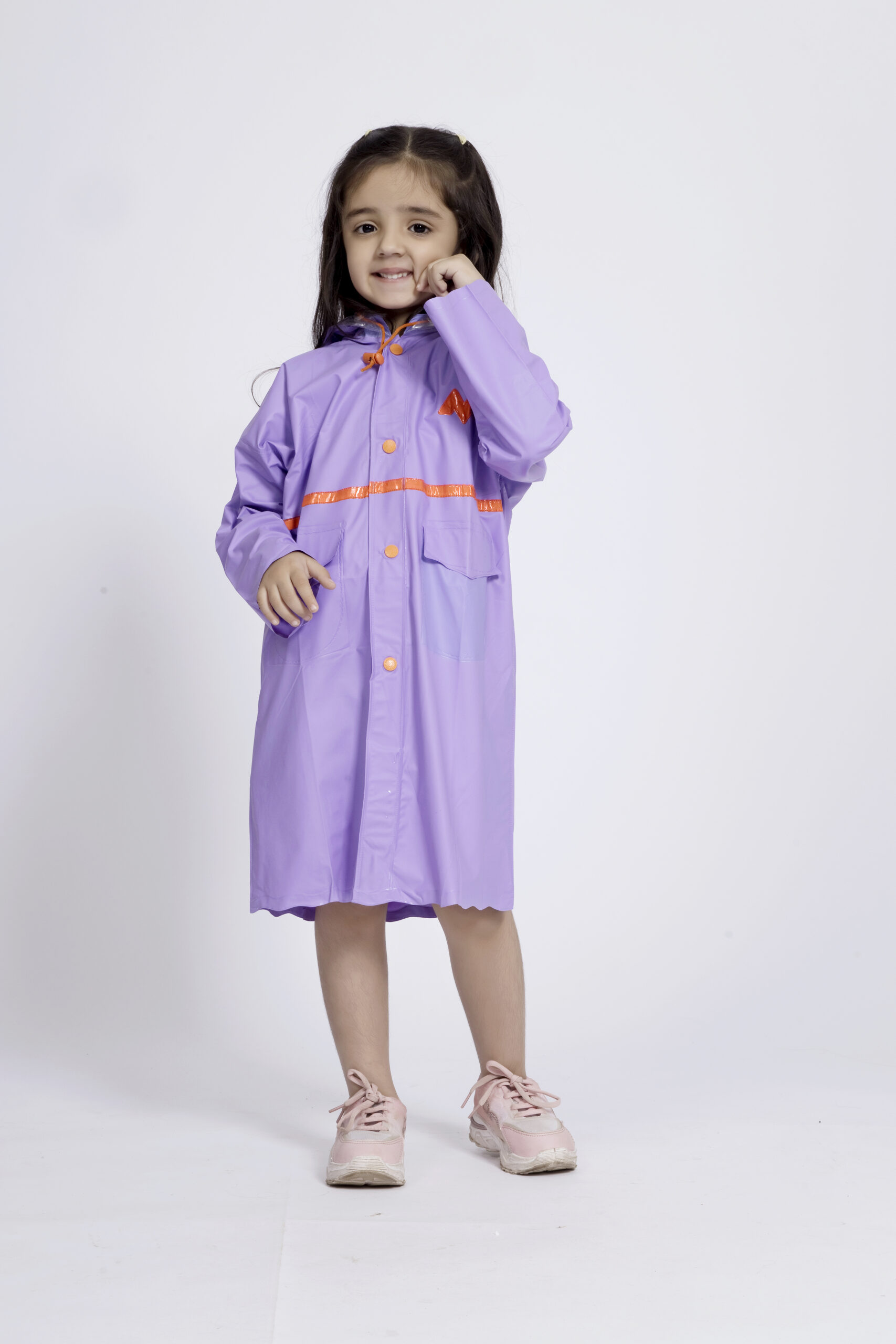 7K Crystal Trans PVC (Pleat) Kids Raincoat - Image 14