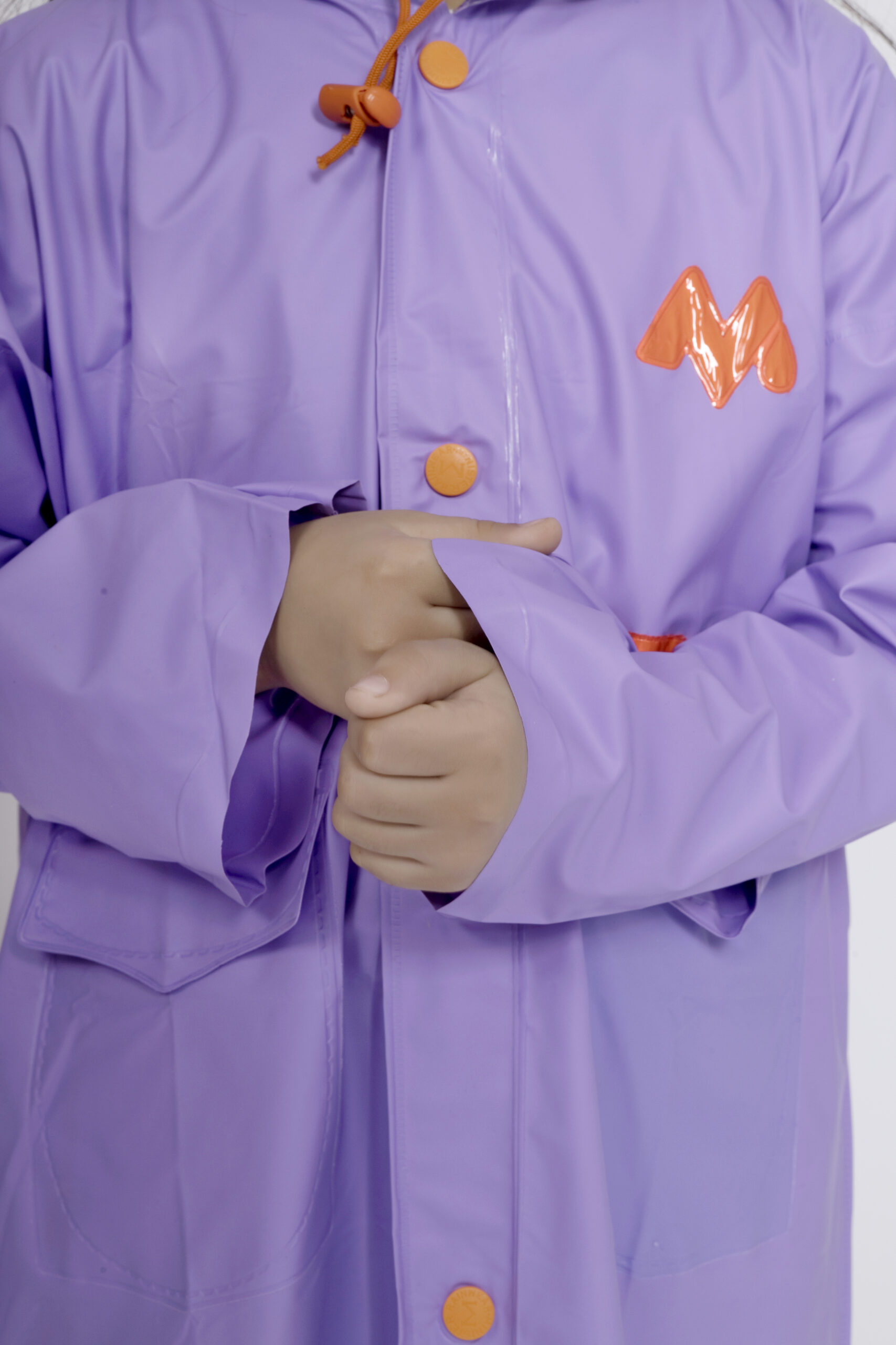 7K Crystal Trans PVC (Pleat) Kids Raincoat - Image 10
