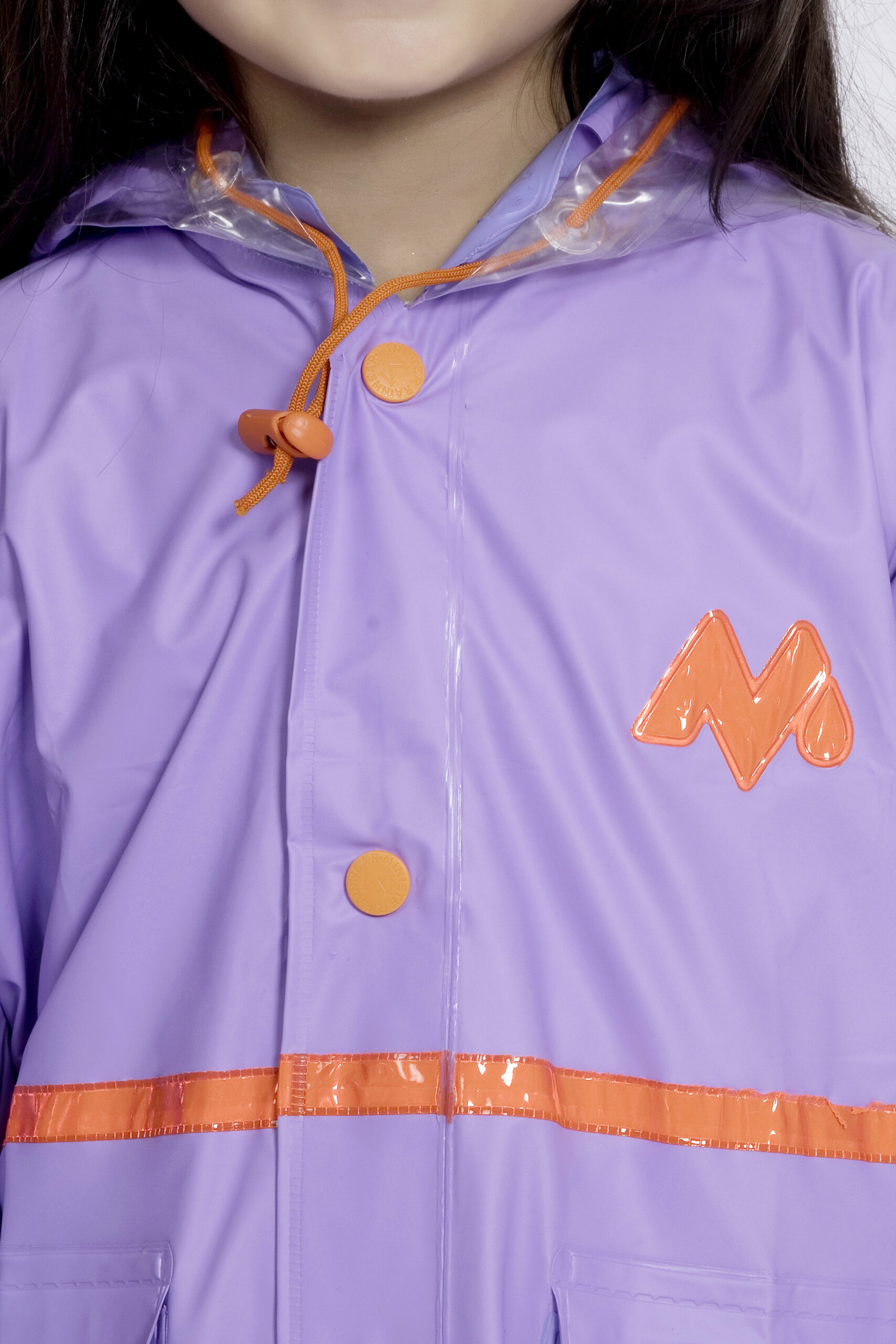 7K Crystal Trans PVC (Pleat) Kids Raincoat - Image 9