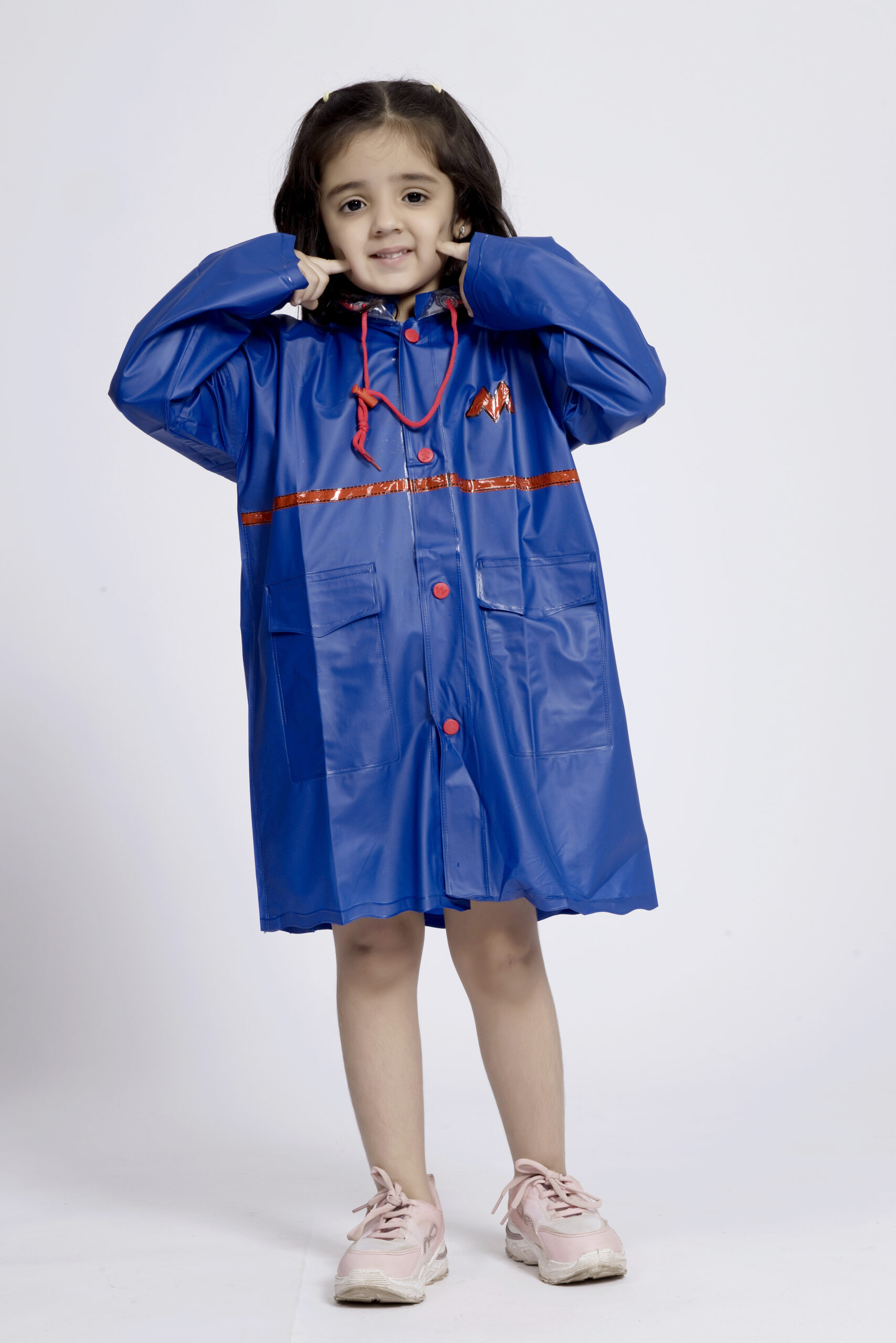 7K Crystal Trans PVC (Pleat) Kids Raincoat - Image 8