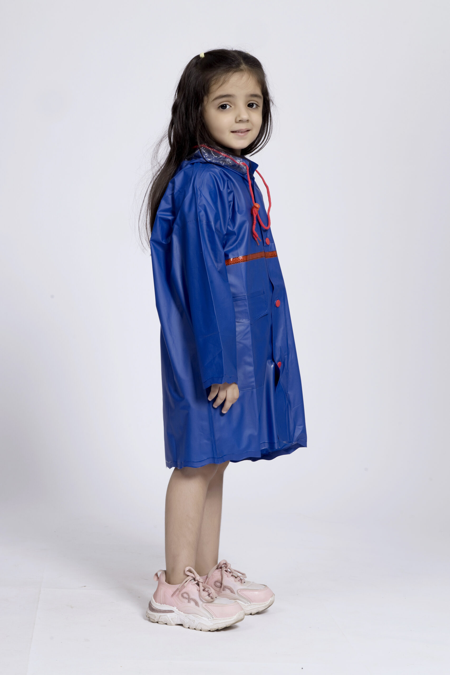 7K Crystal Trans PVC (Pleat) Kids Raincoat - Image 7