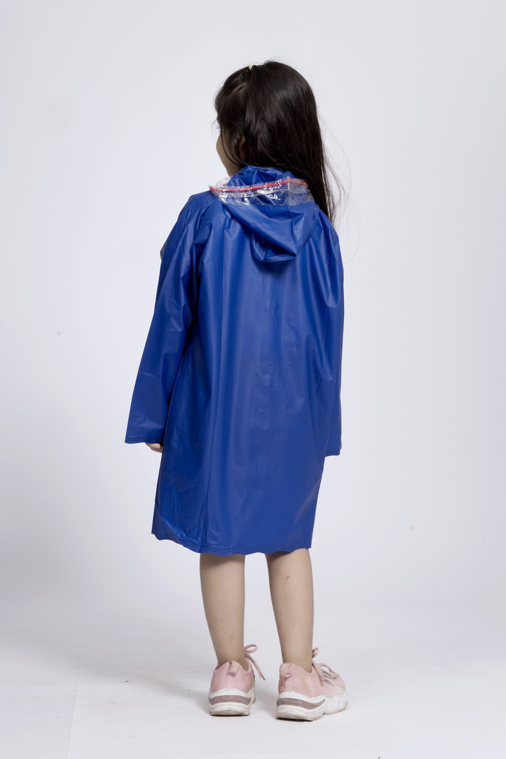 7K Crystal Trans PVC (Pleat) Kids Raincoat - Image 6