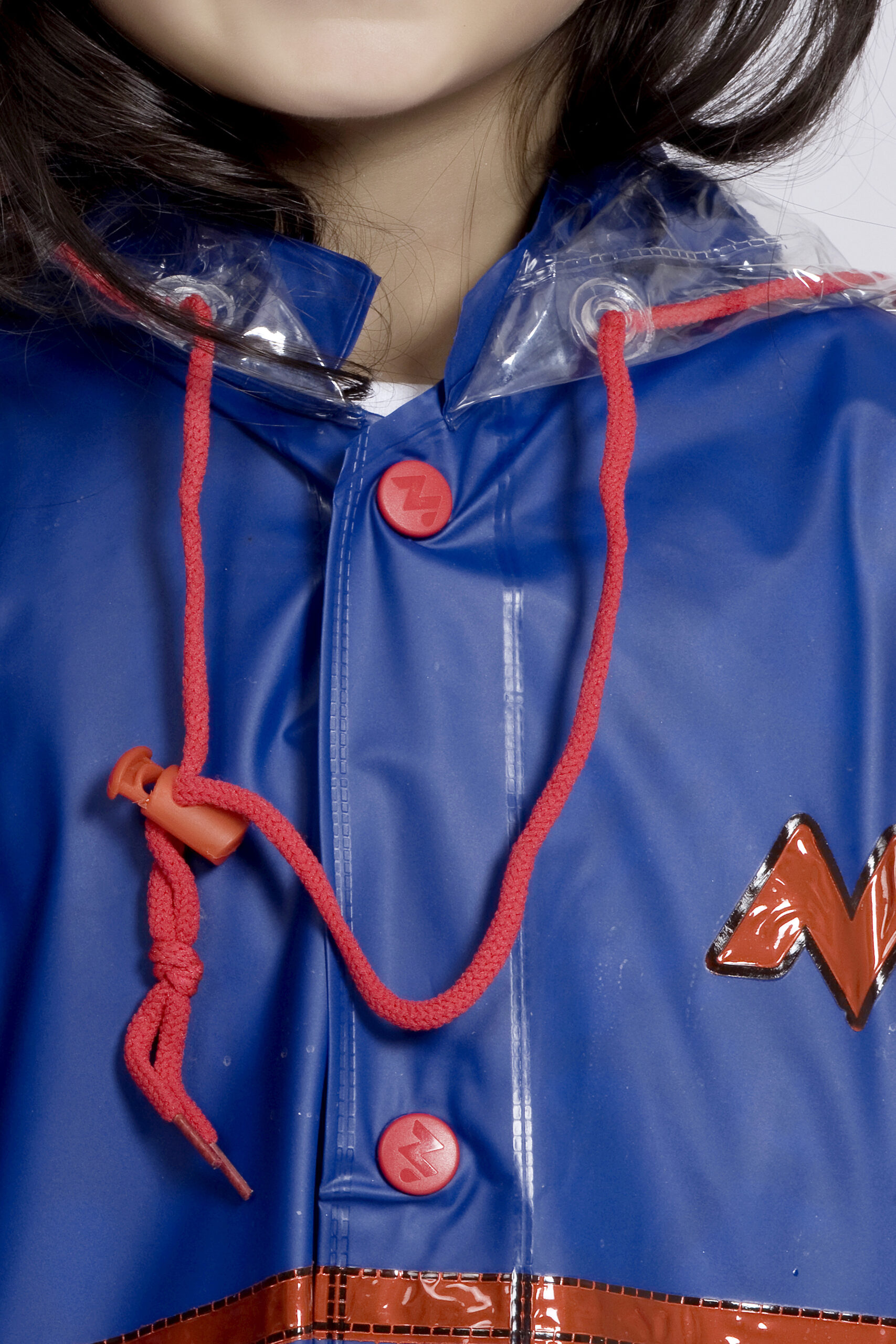 7K Crystal Trans PVC (Pleat) Kids Raincoat - Image 3