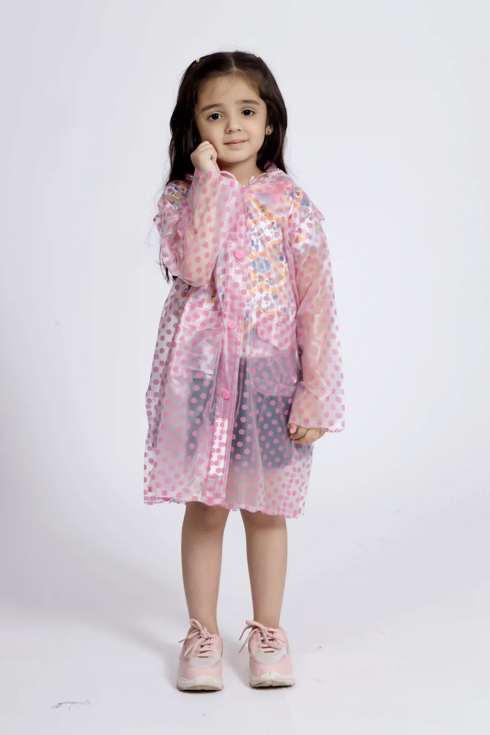 8K Galaxy Printed PVC (Pleat) Kids Raincoat - Image 42