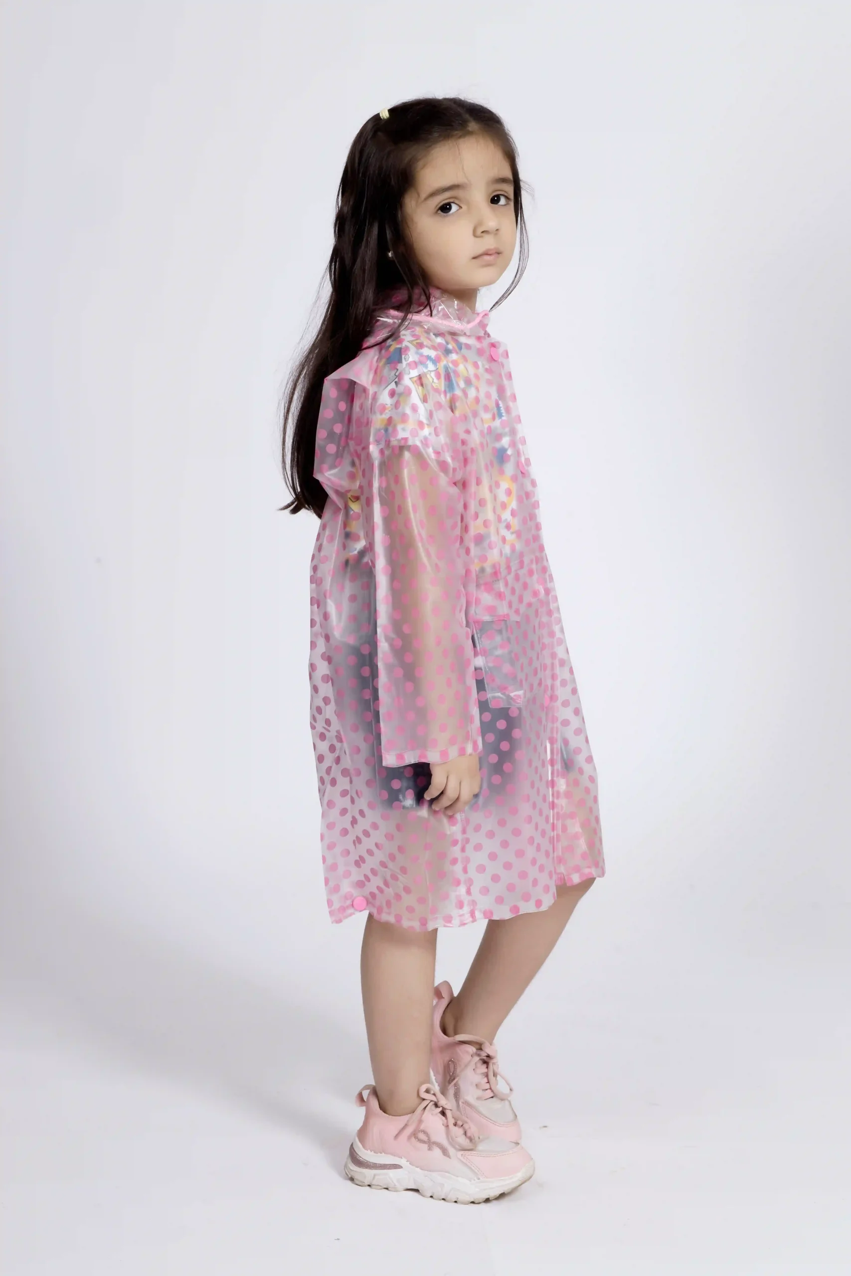 8K Galaxy Printed PVC (Pleat) Kids Raincoat - Image 41