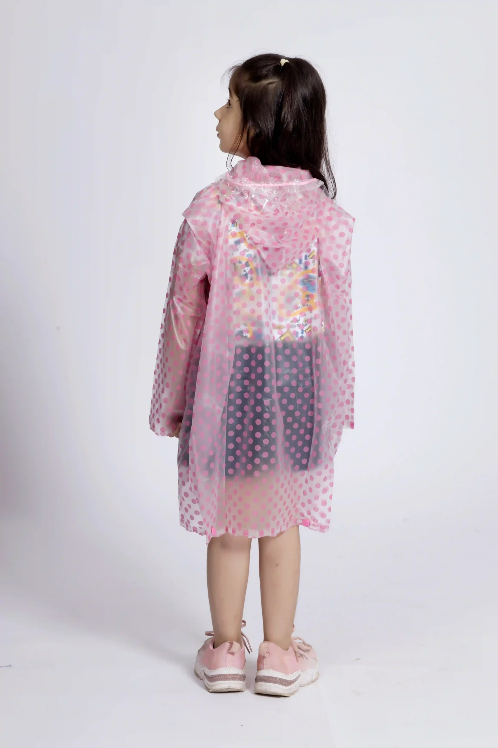 8K Galaxy Printed PVC (Pleat) Kids Raincoat - Image 40