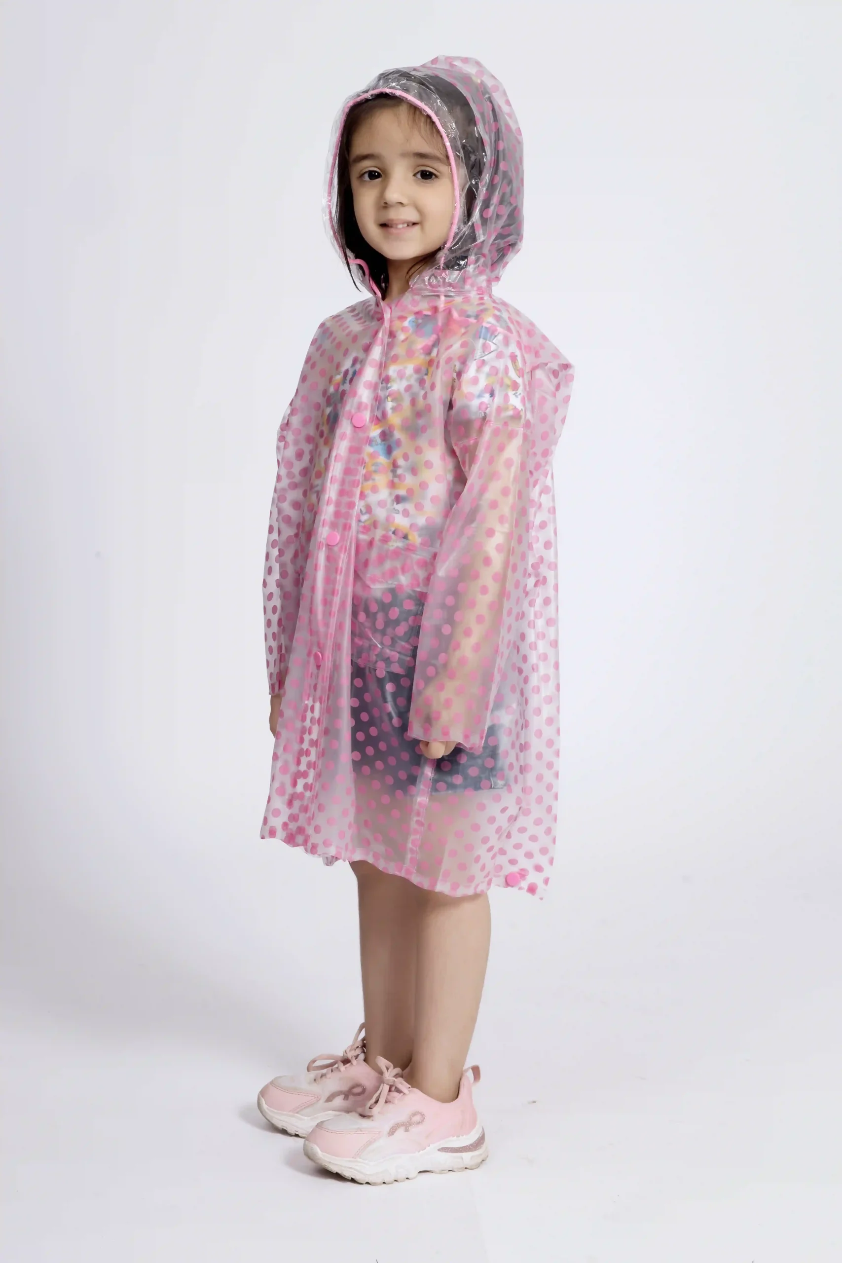8K Galaxy Printed PVC (Pleat) Kids Raincoat - Image 36