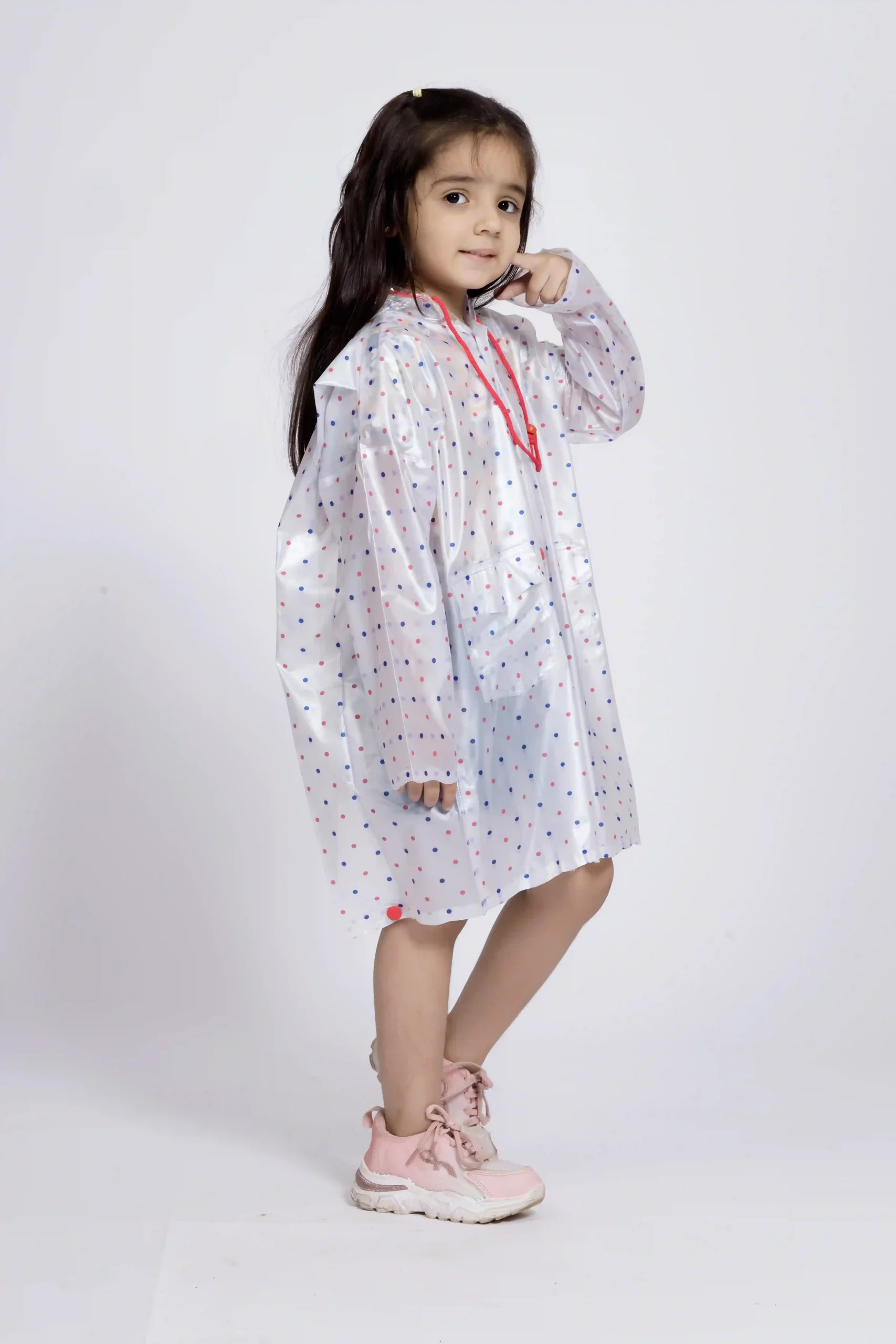 8K Galaxy Printed PVC (Pleat) Kids Raincoat - Image 26
