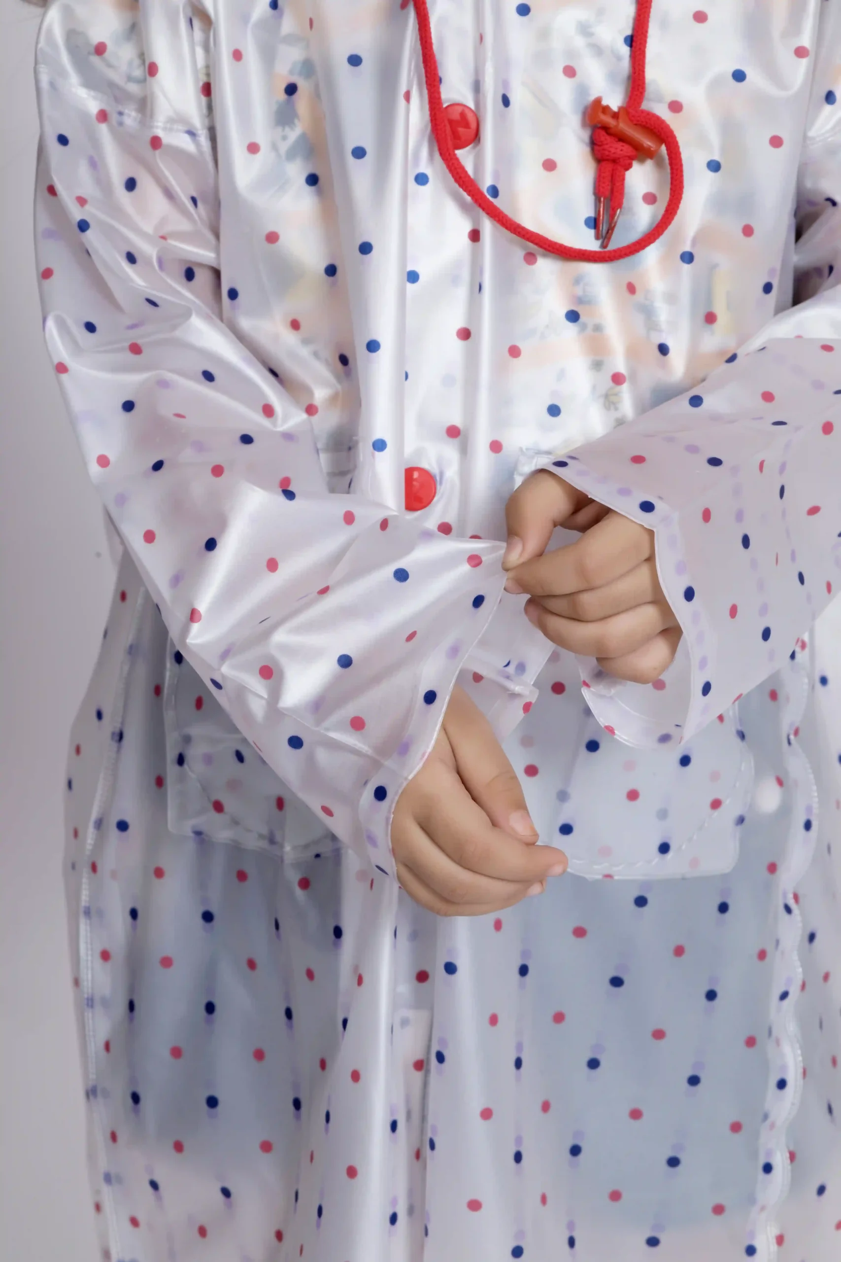 8K Galaxy Printed PVC (Pleat) Kids Raincoat - Image 24