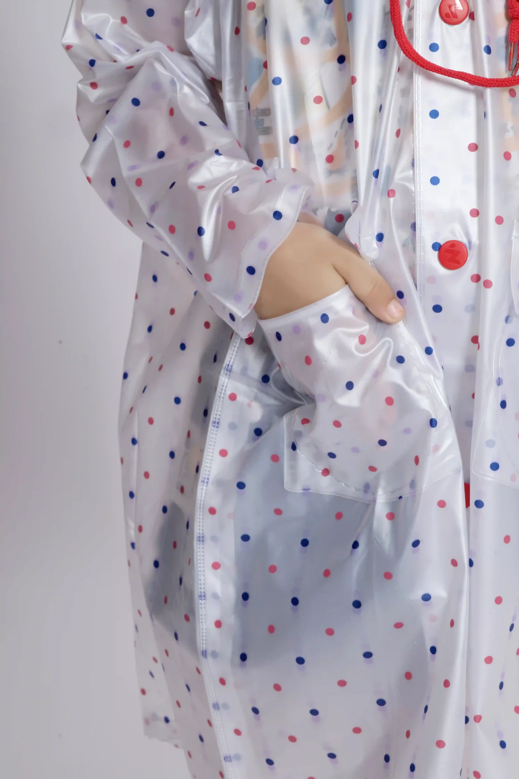 8K Galaxy Printed PVC (Pleat) Kids Raincoat - Image 23