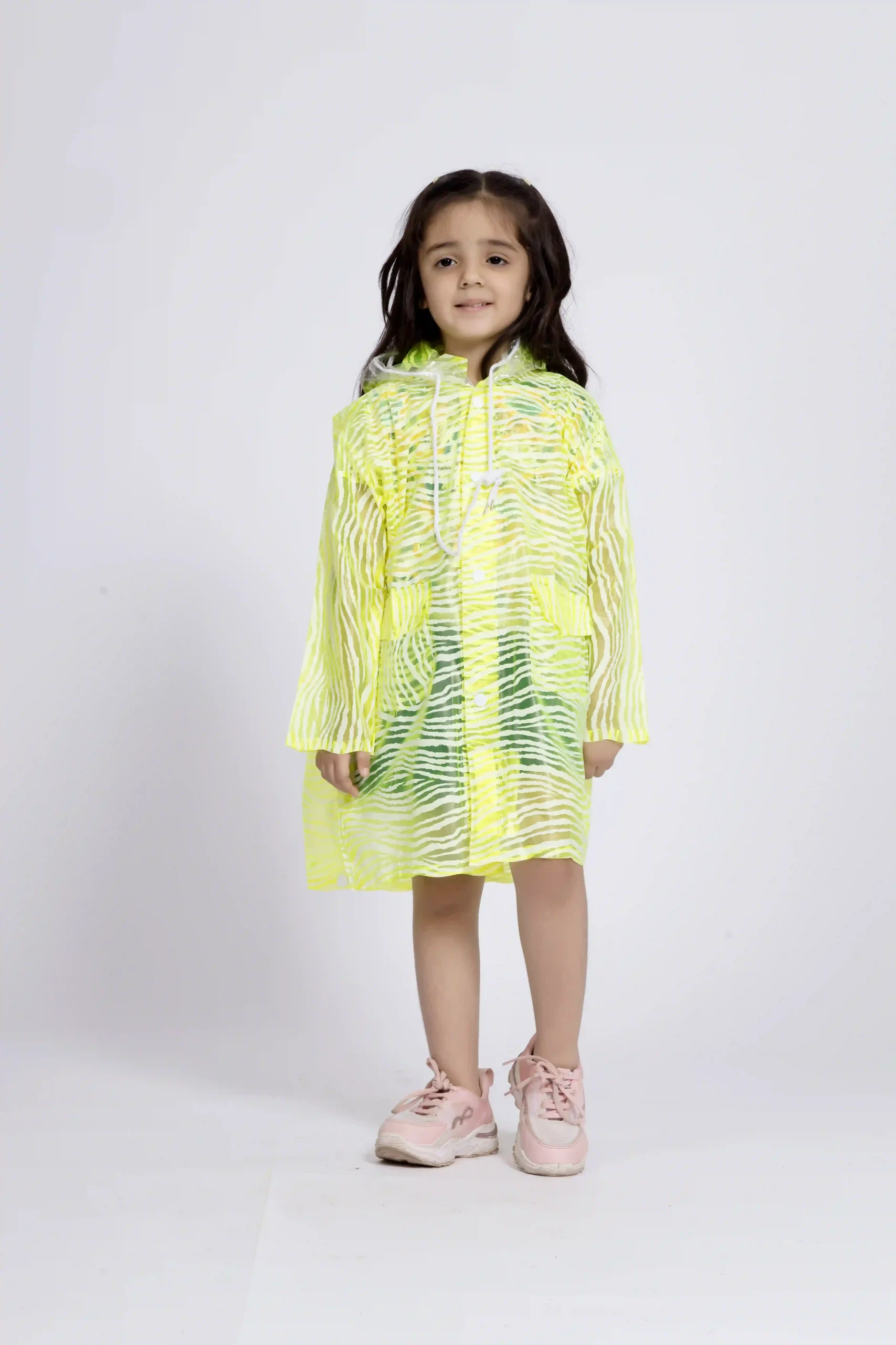 8K Galaxy Printed PVC (Pleat) Kids Raincoat - Image 21