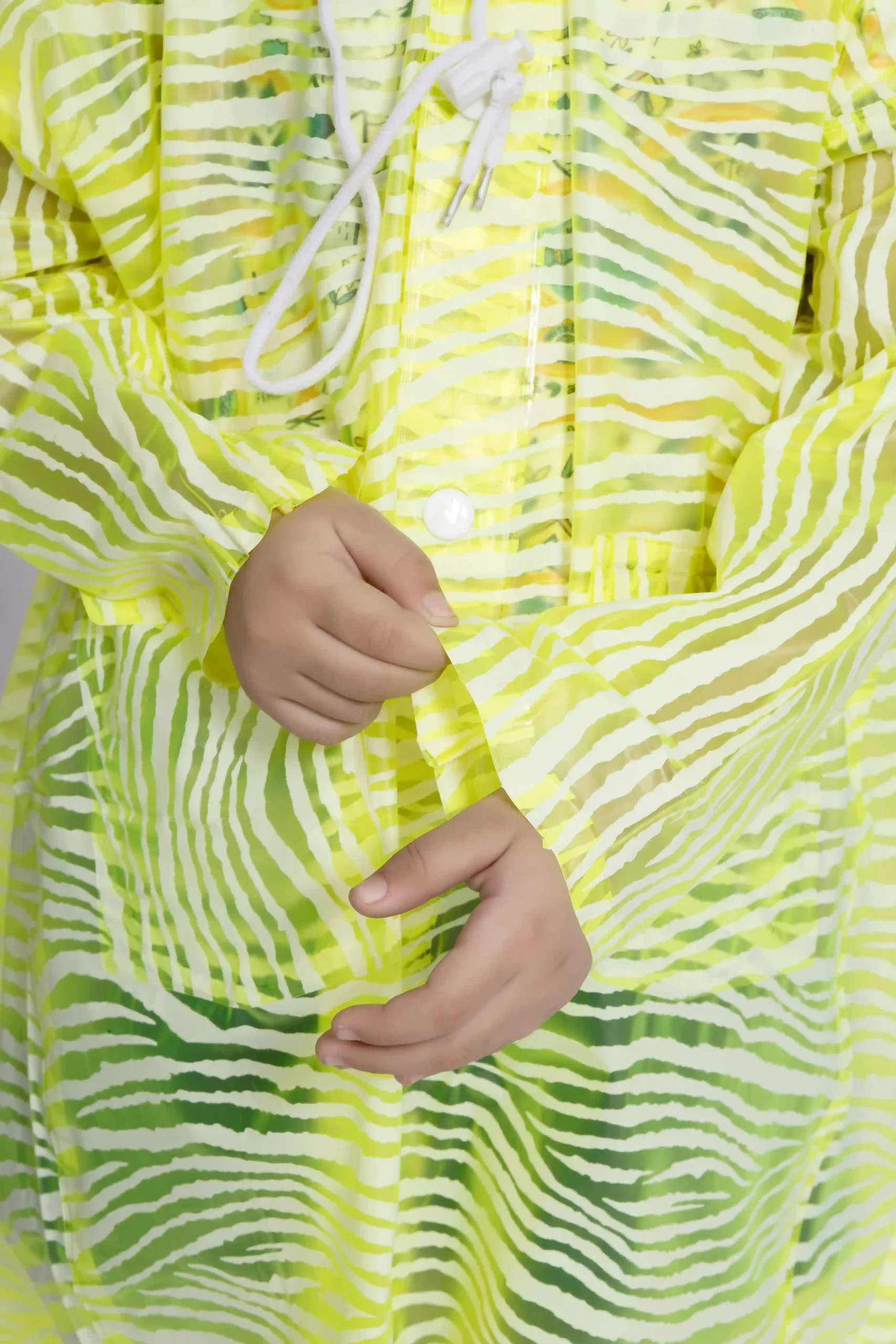 8K Galaxy Printed PVC (Pleat) Kids Raincoat - Image 17