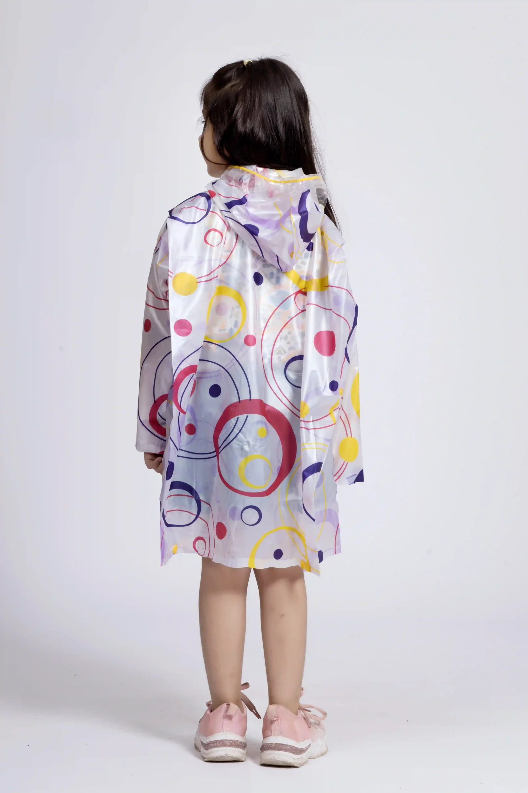 8K Galaxy Printed PVC (Pleat) Kids Raincoat - Image 5