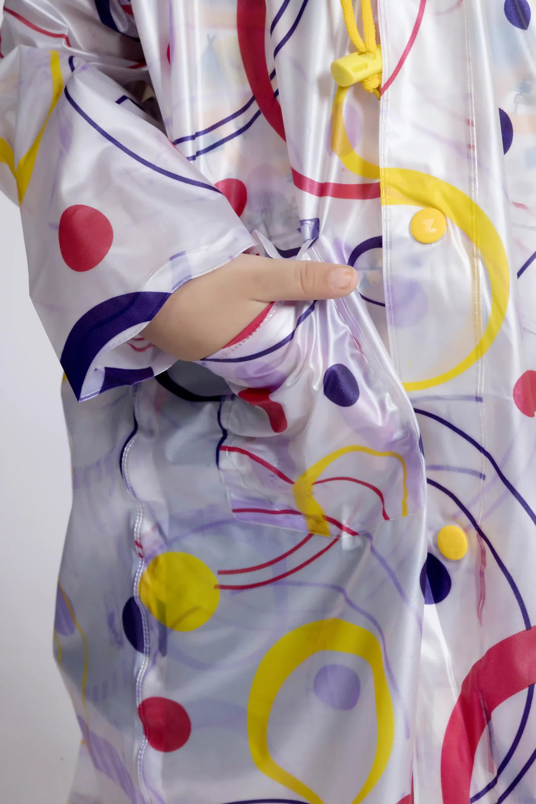 8K Galaxy Printed PVC (Pleat) Kids Raincoat - Image 4