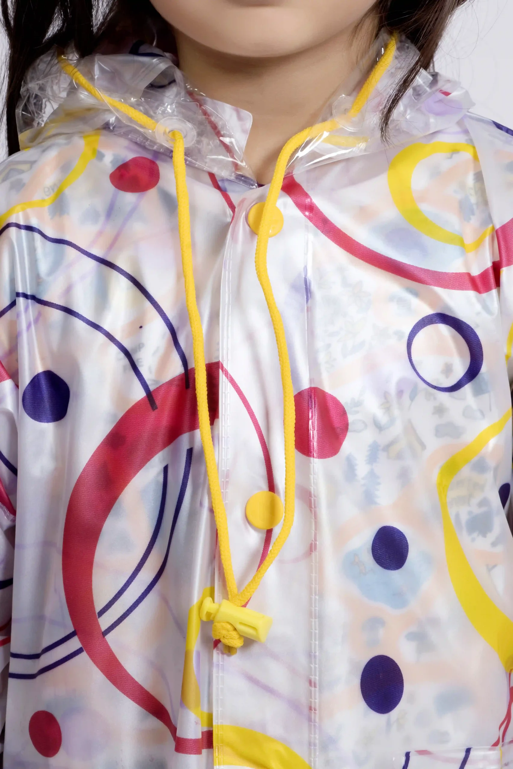 8K Galaxy Printed PVC (Pleat) Kids Raincoat - Image 2