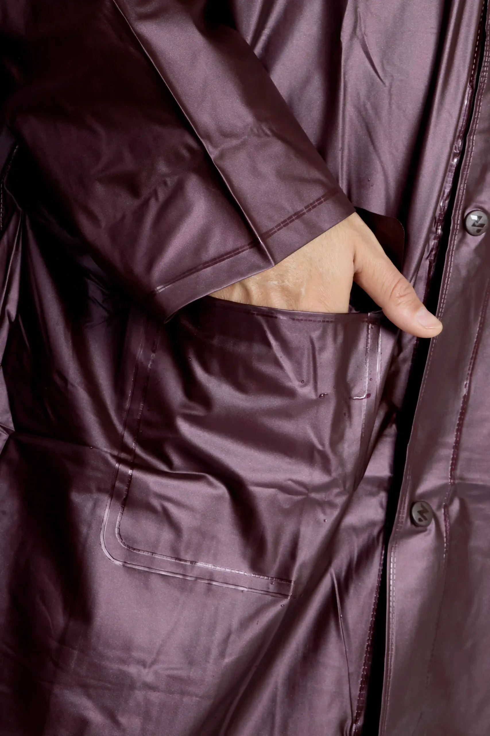 4M SUPREME Plain PVC Mens Raincoat - Image 53