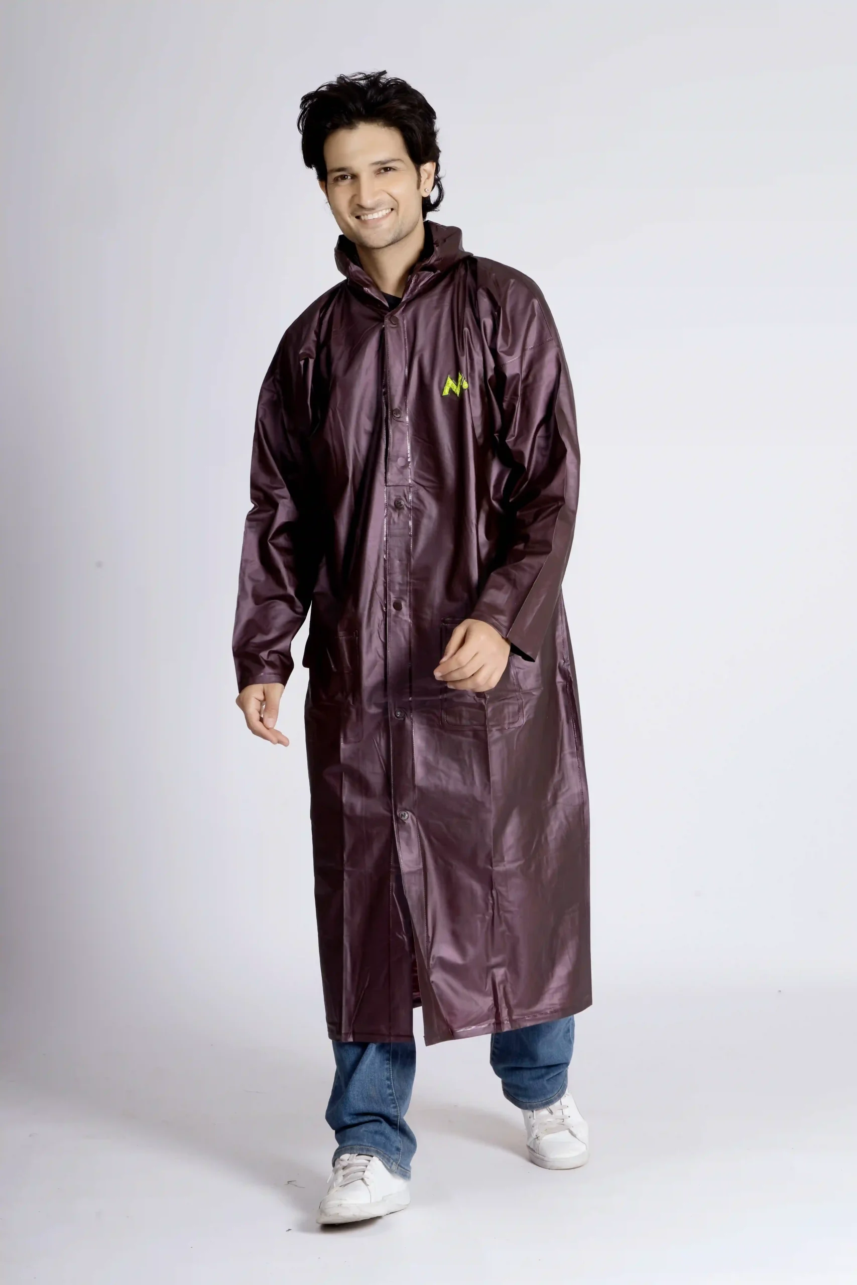 4M SUPREME Plain PVC Mens Raincoat - Image 52
