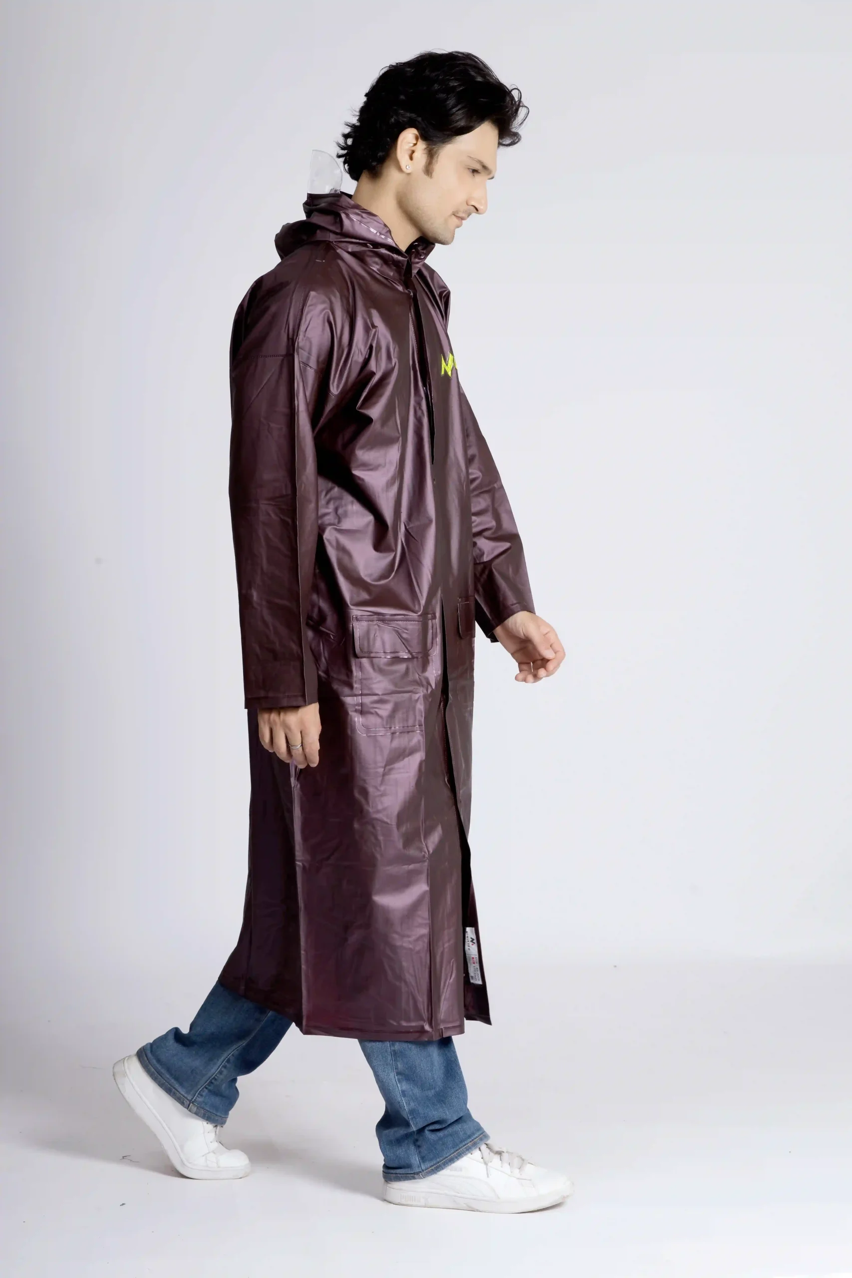 4M SUPREME Plain PVC Mens Raincoat - Image 51
