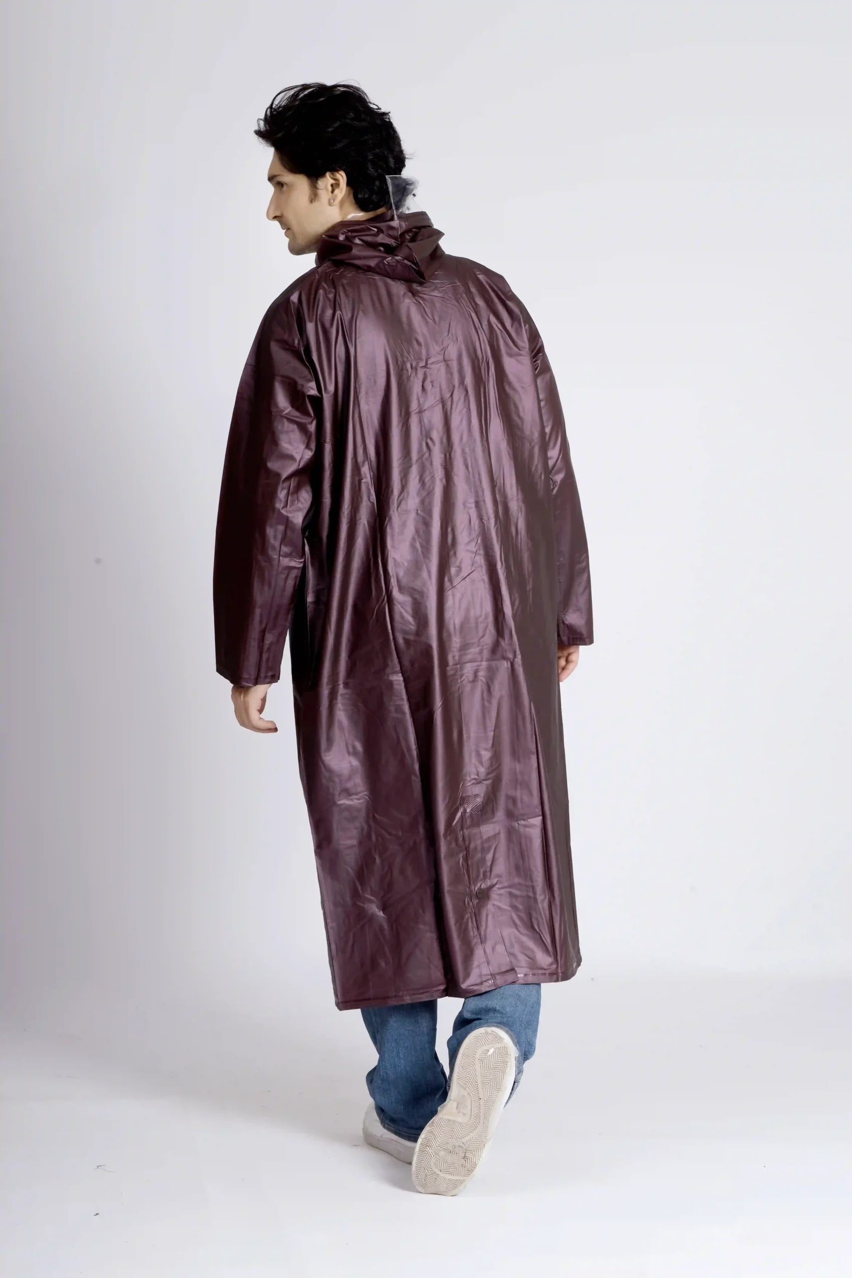 4M SUPREME Plain PVC Mens Raincoat - Image 50