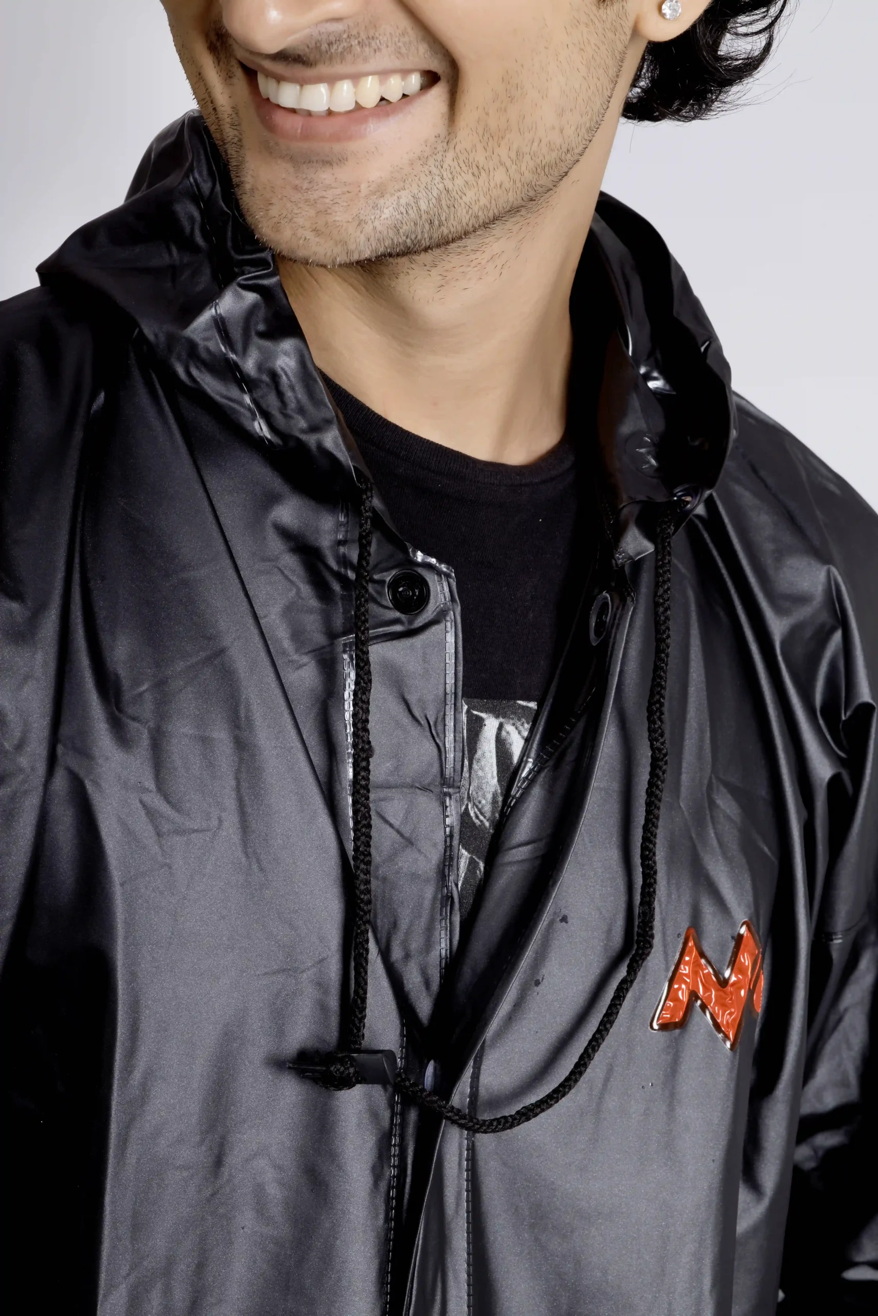 4M SUPREME Plain PVC Mens Raincoat - Image 48