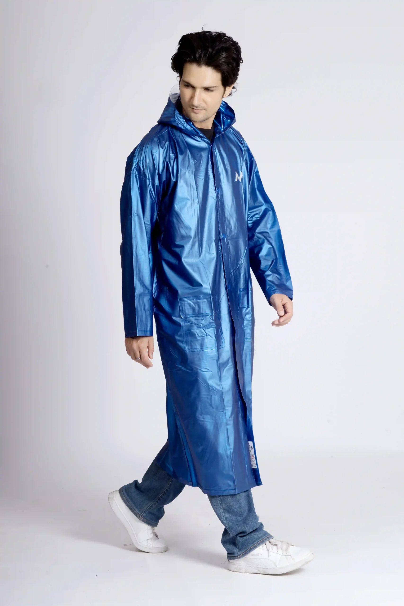 4M SUPREME Plain PVC Mens Raincoat - Image 37